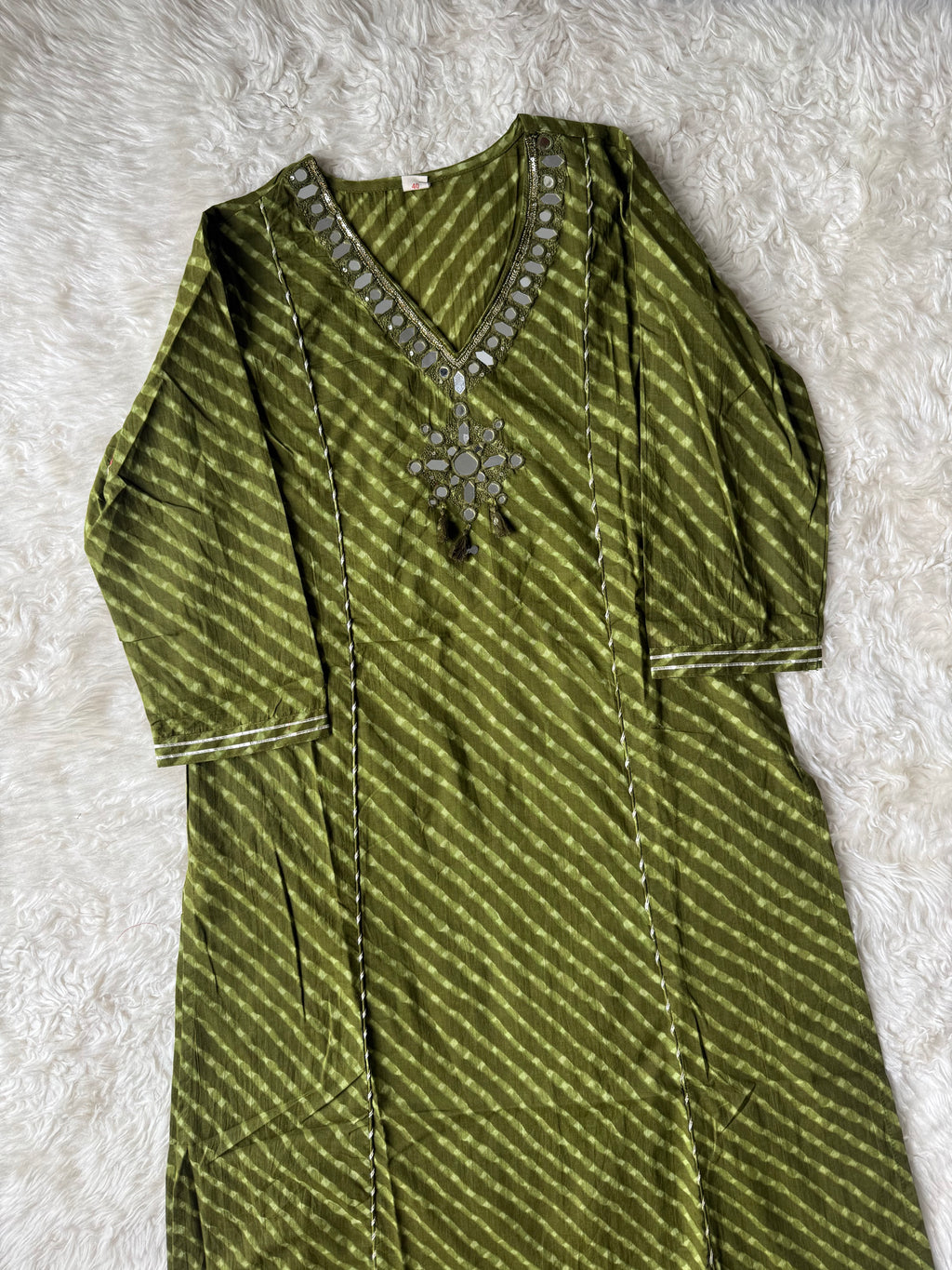 Premium Cotton Lehariya Set