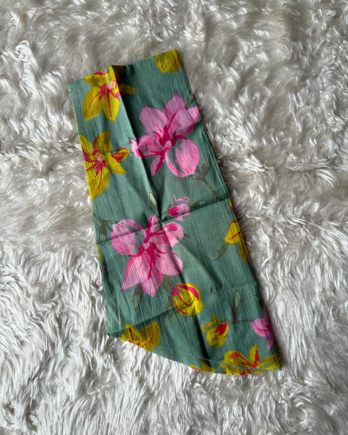 Pure Cotton Sleeveless Kurti Pant Set