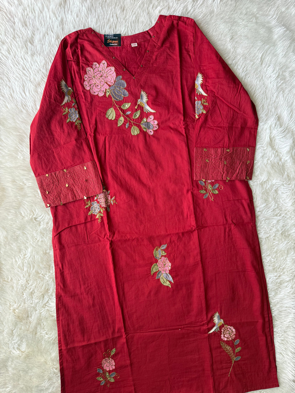 Premium Mul Cotton Thread Work Collection