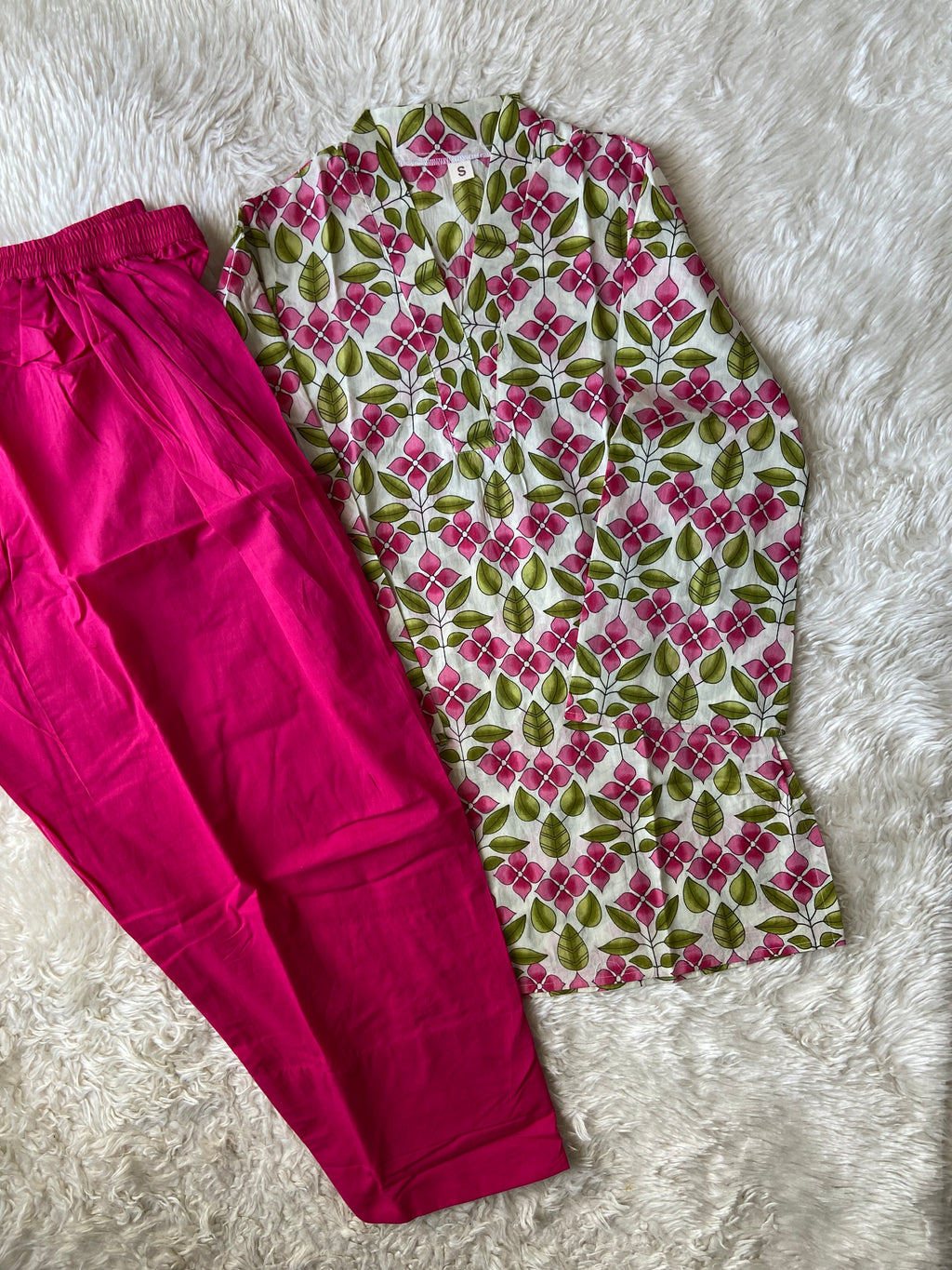 Premium Cotton Kurti Farshi Salwar Set