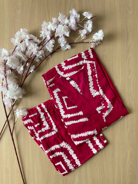 Cotton Kurti Pant Set
