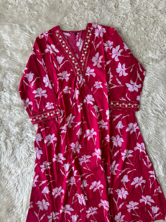 Stock Clearance 🚨
 Favourite FLARE Kurti