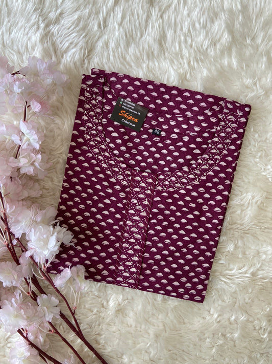 Premium Cotton Kurti