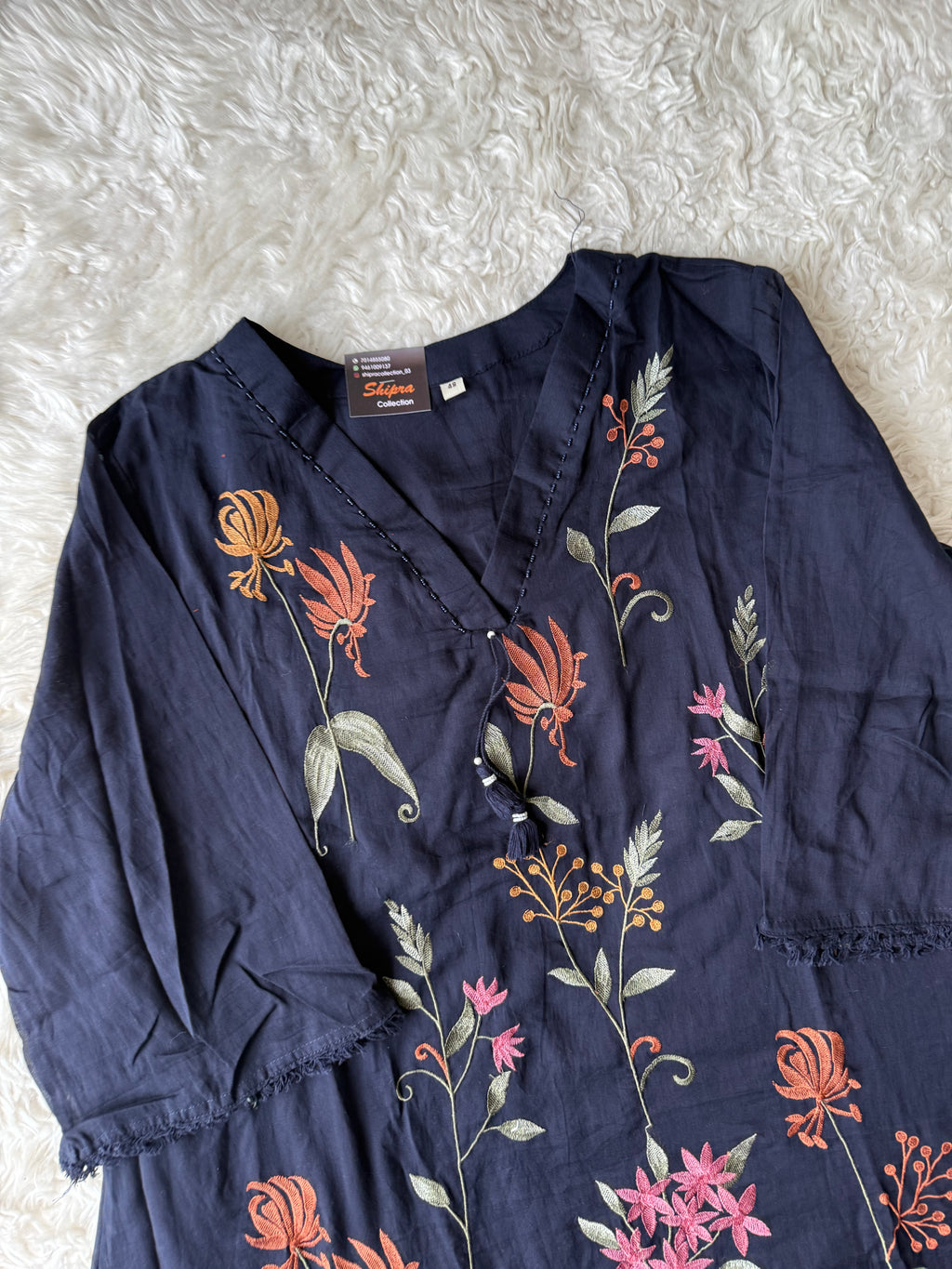 Premium Mul Cotton Thread Work Collection