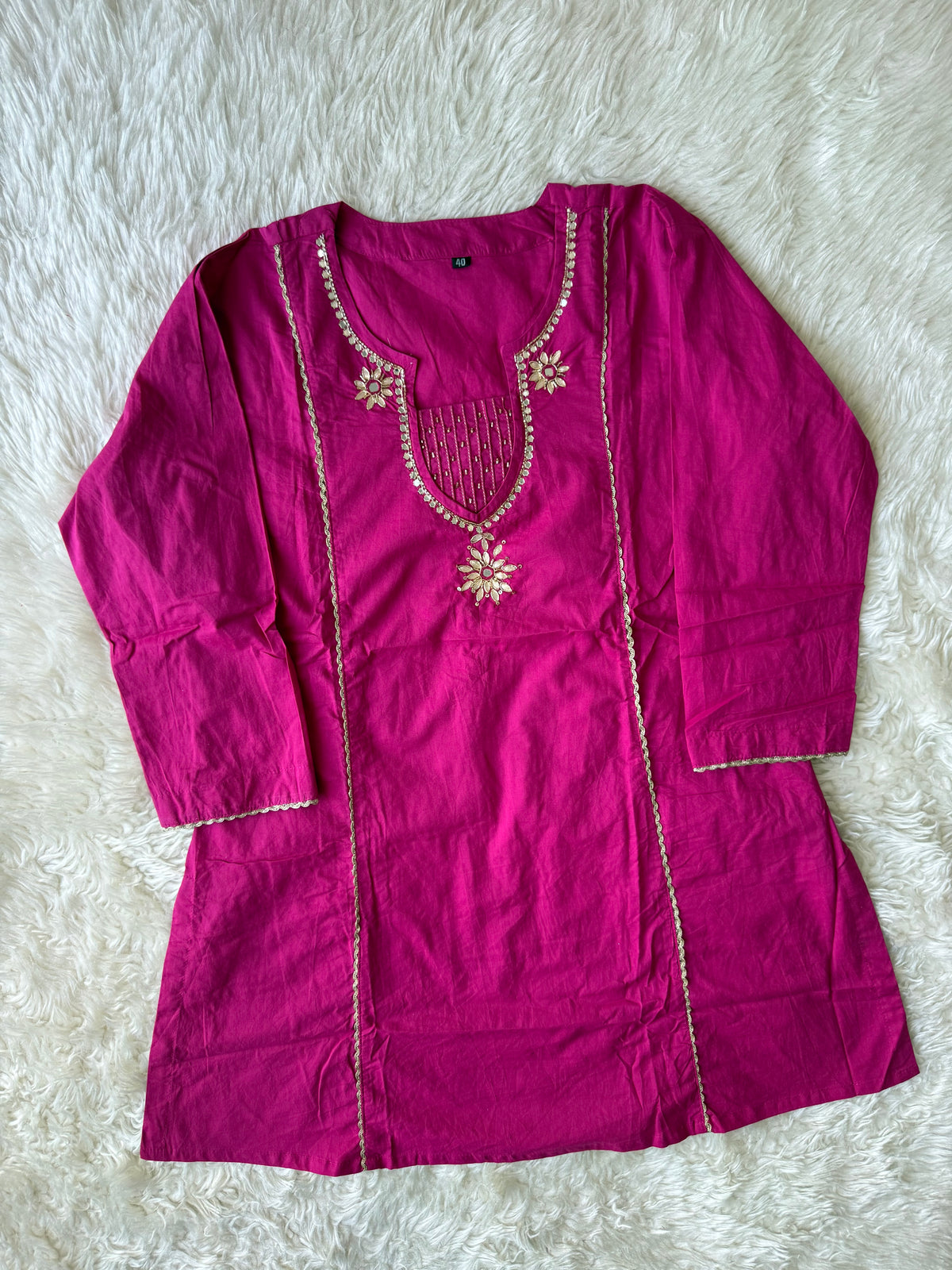 Premium Cotton Kurti Plazo Dupatta Set