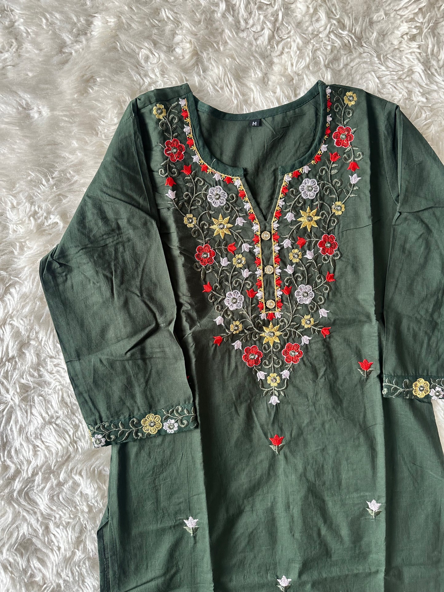 Cotton Kurti Pant Set