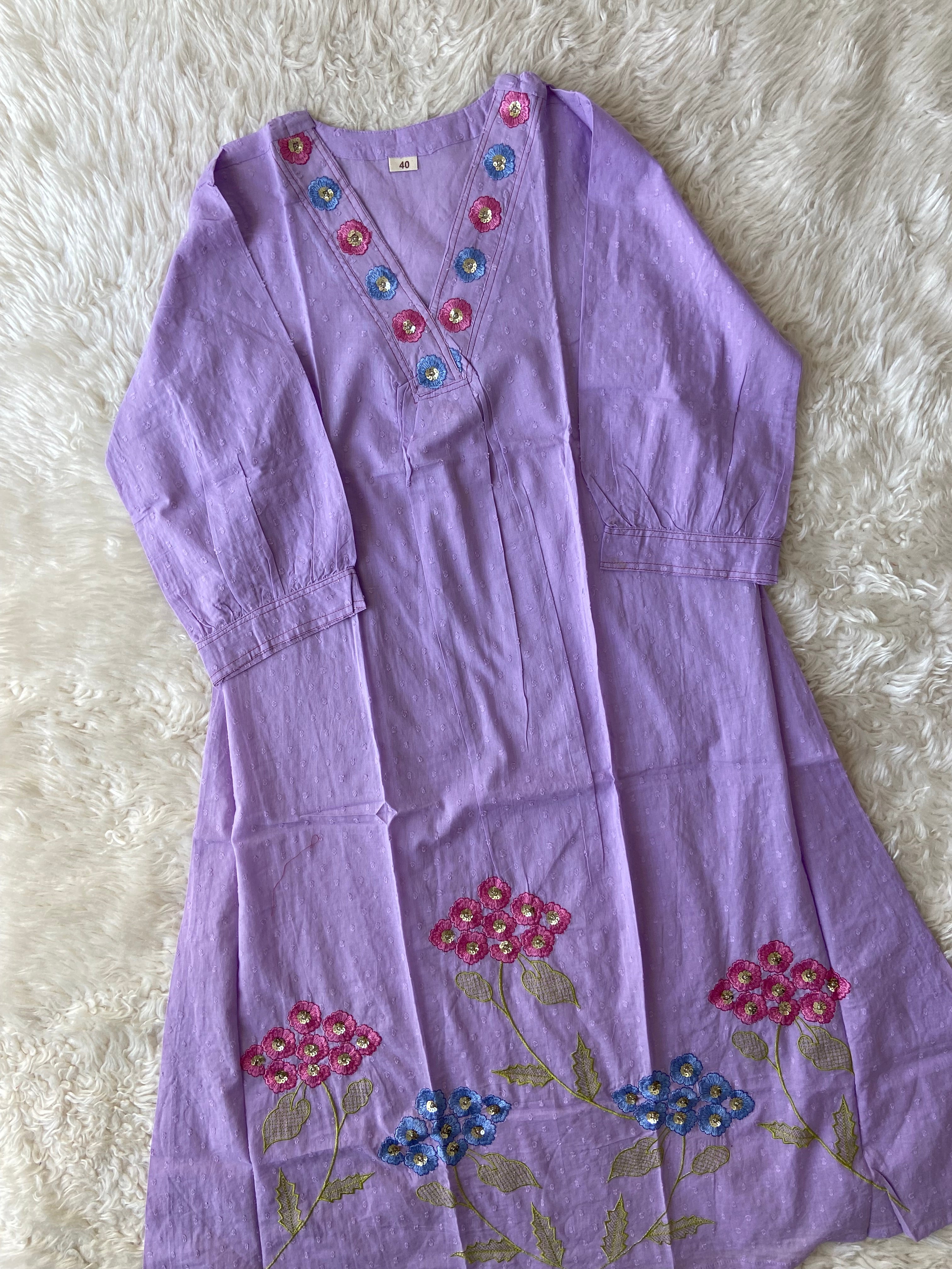 Mul Cotton Kurti Pant Dupatta Set