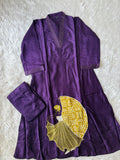 “Plus Size” Gazi Silk Kurti Plazo Set