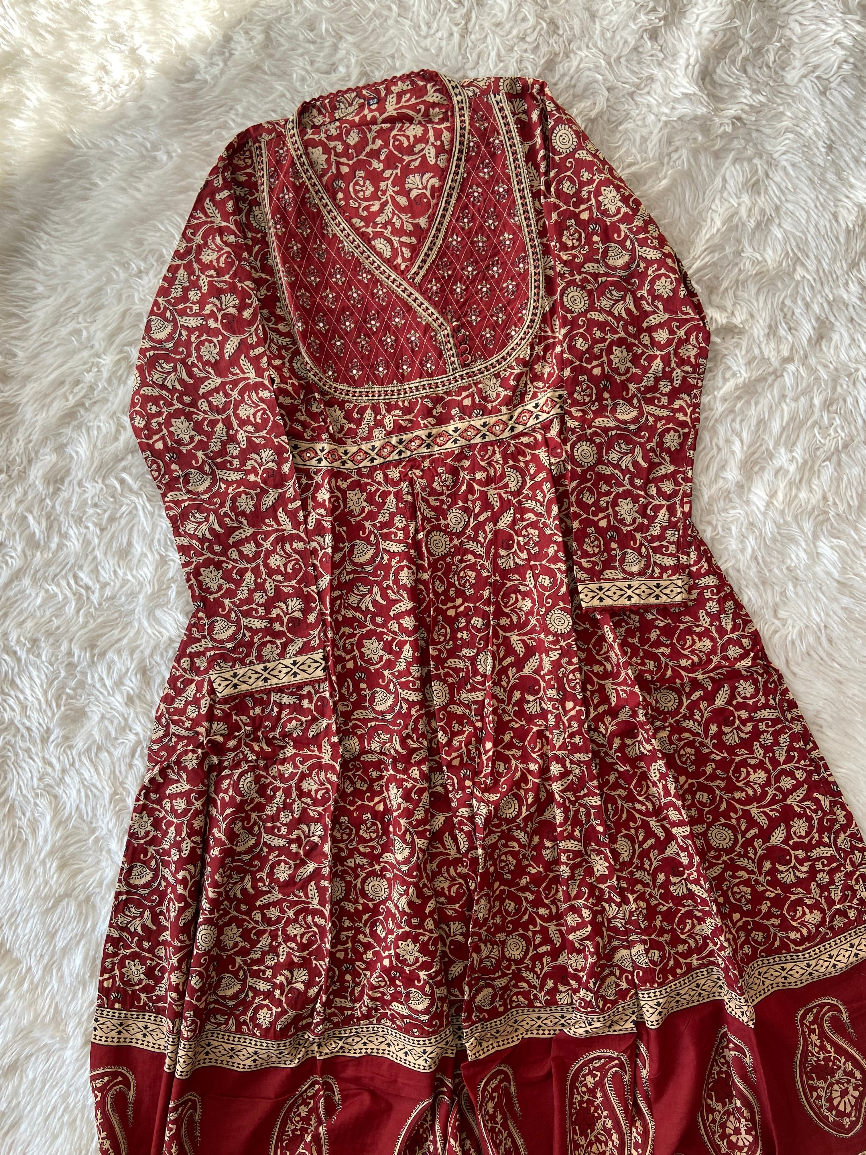 Premium Cotton Flare Kurti