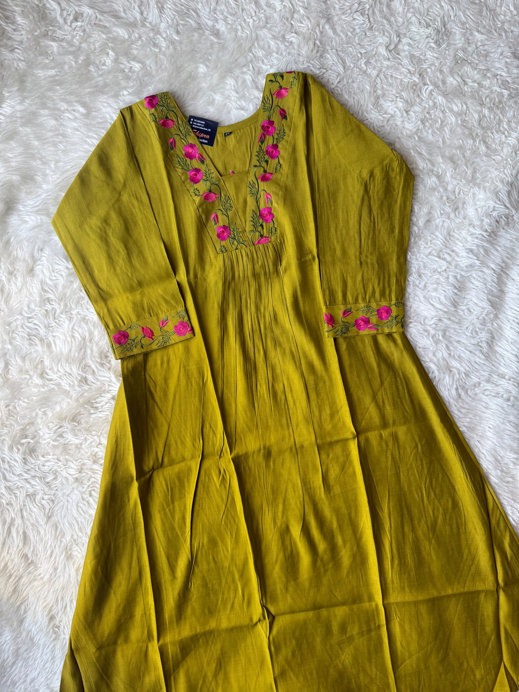 Pure Muslin Silk Kurti Plazo Set