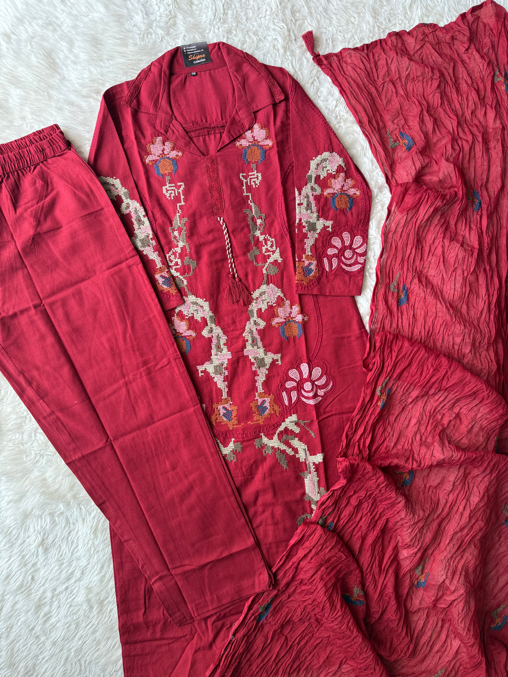 Khadi Cotton Thread Work Set