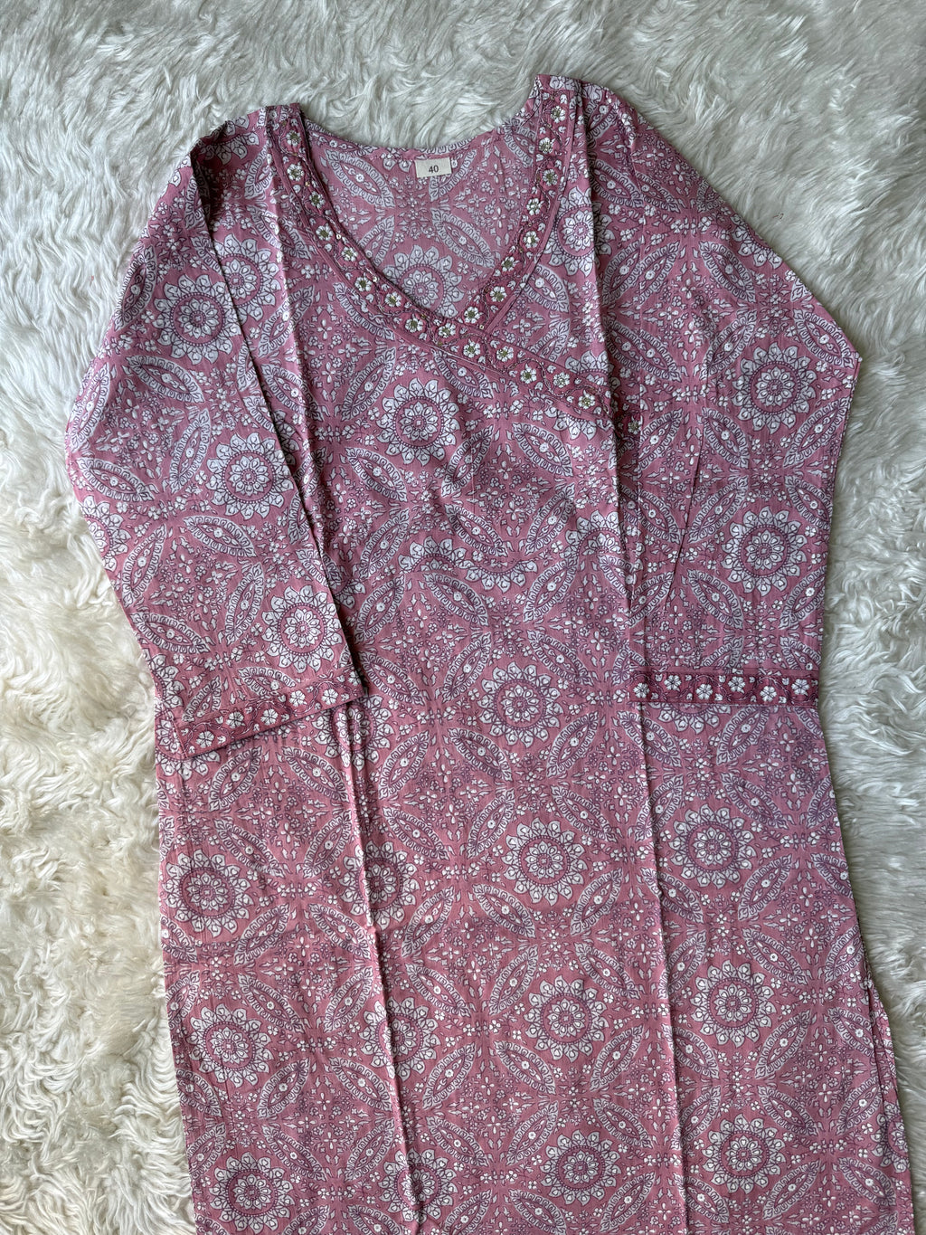 Pure Cotton Kurti Pant Dupatta Set