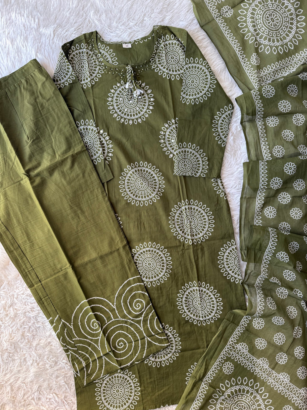 Premium Cotton Kurti Plazo Pant Set