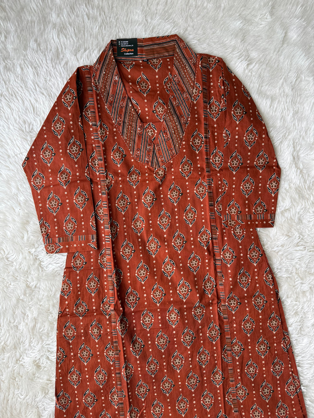 Premium Cotton Kurti Pant Dupatta Set