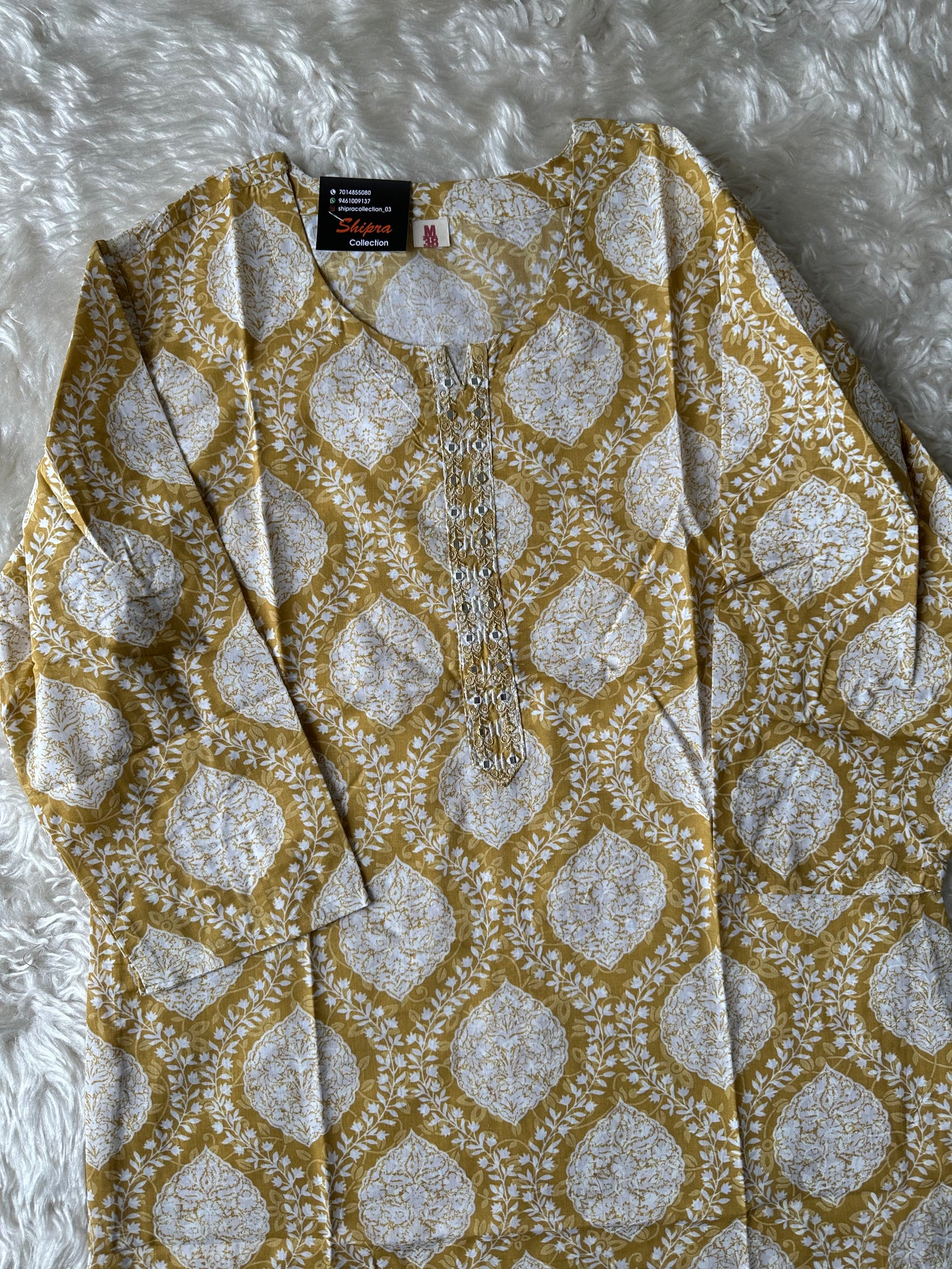 Pure Cotton Short Kurti