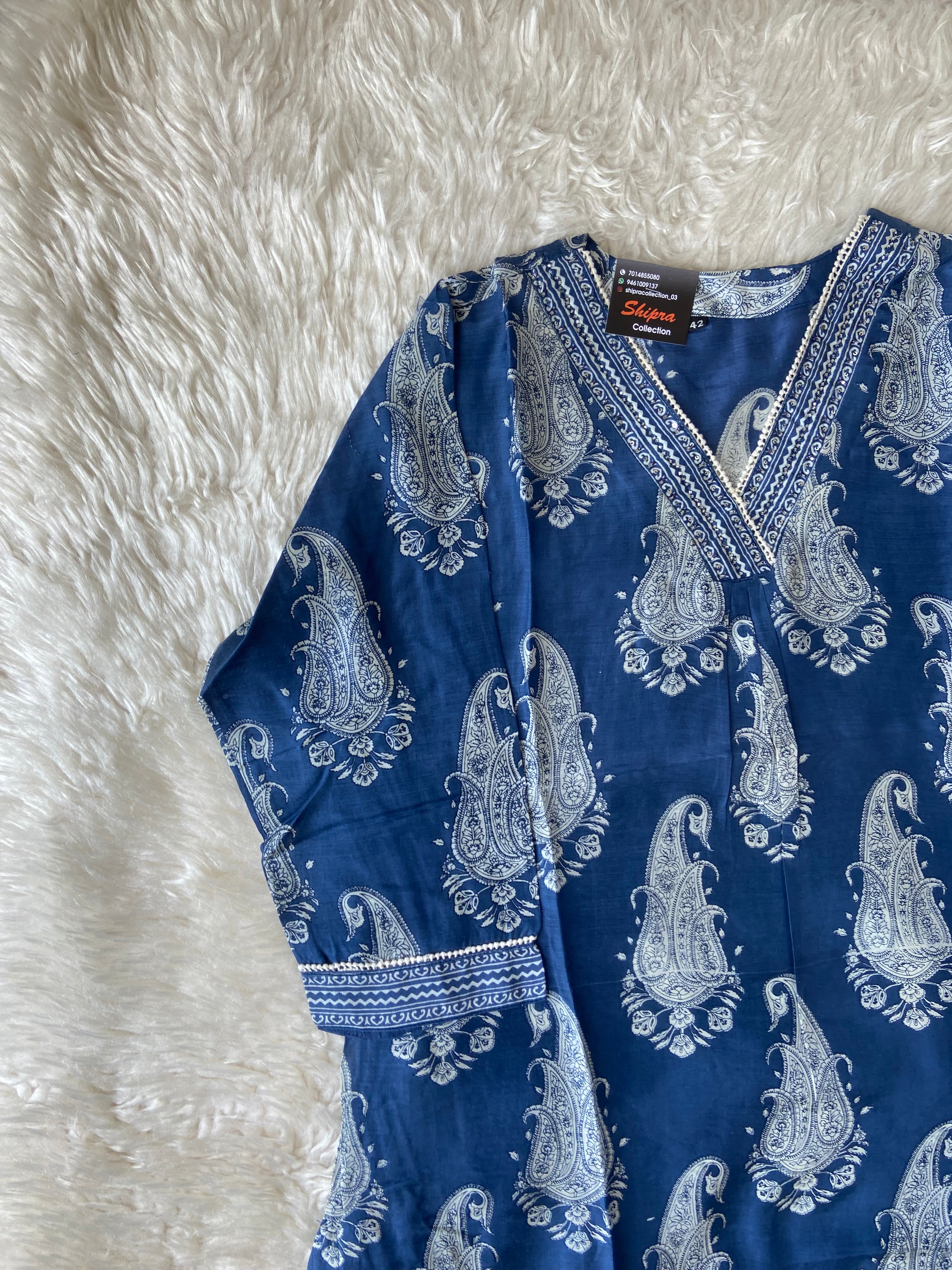 Premium Soft Muslin Silk kurti
