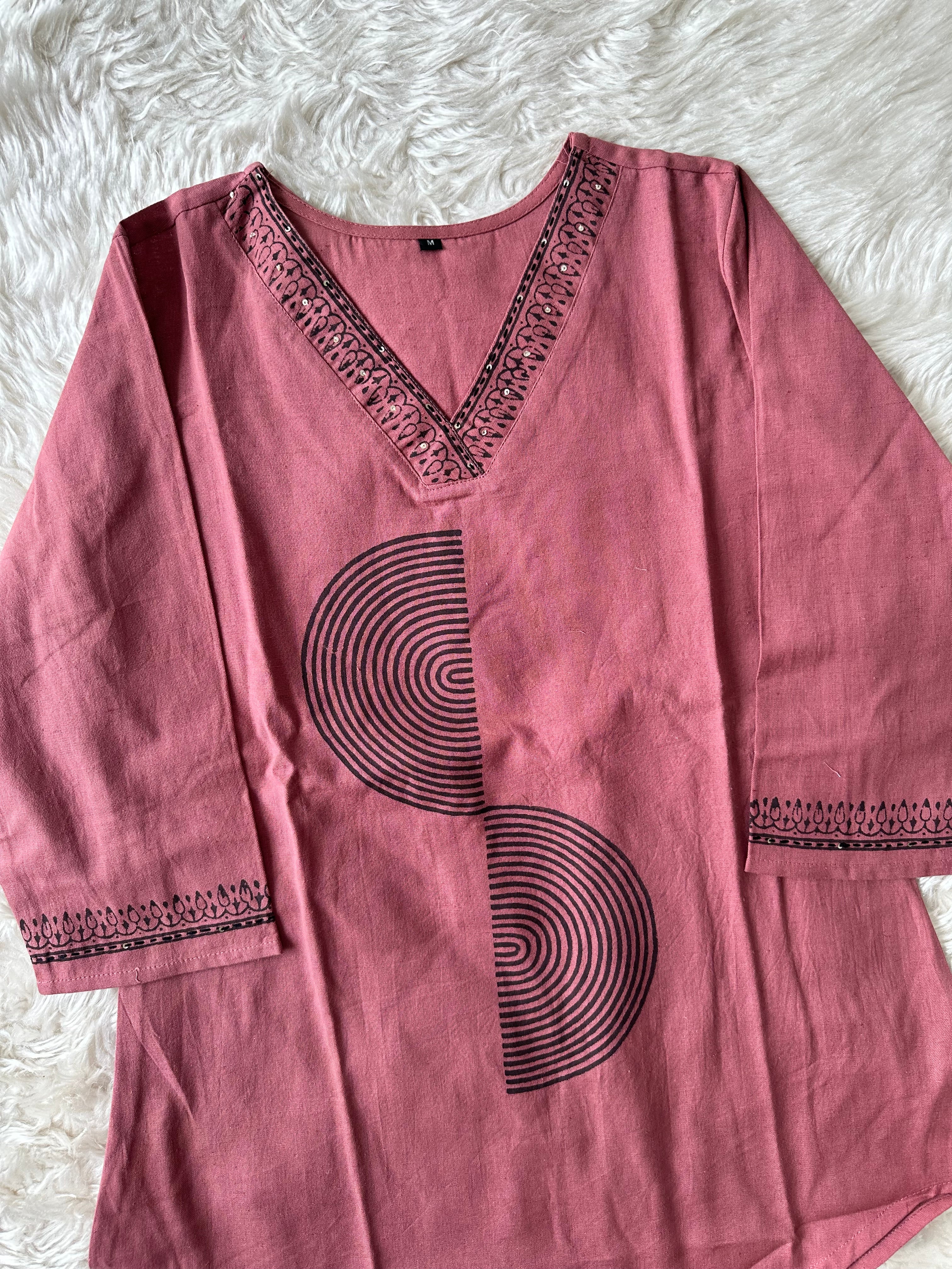 Soft Khadi Cotton  Co-ord Set