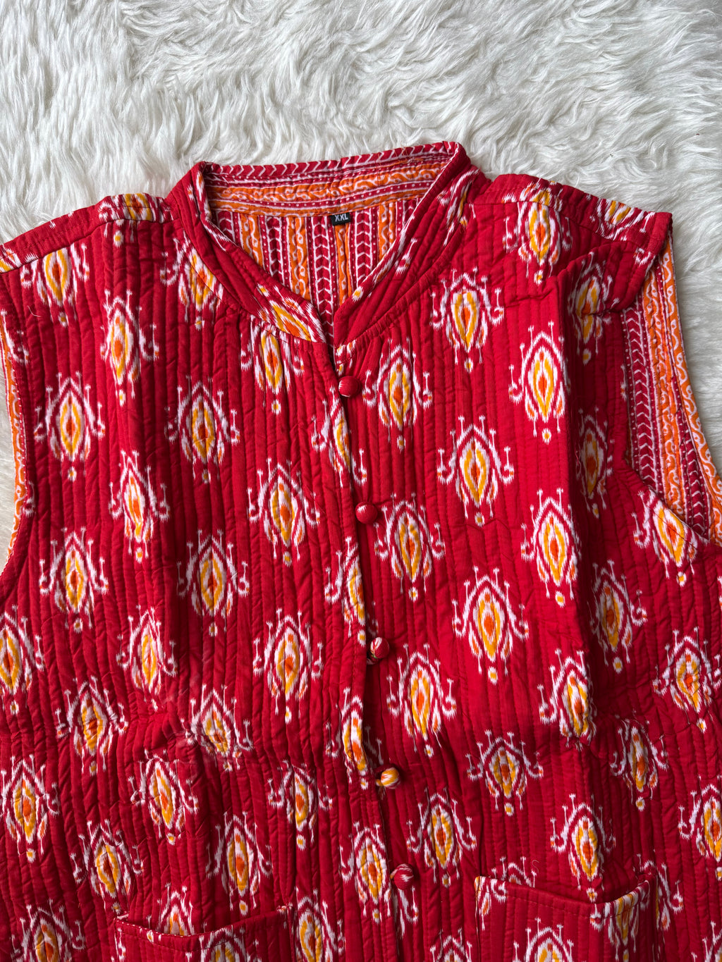 Reversible Quilted Sleevesless Jacket