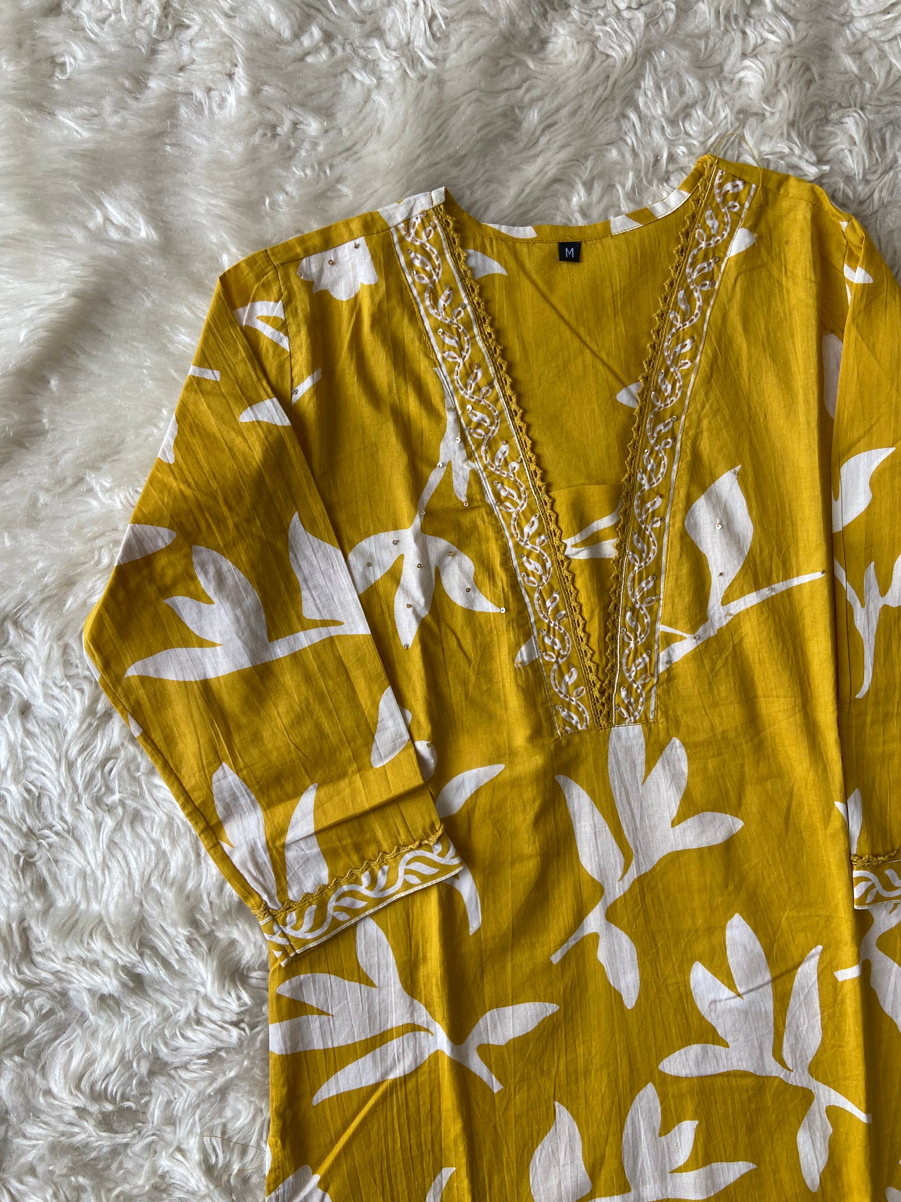 Budget Friendly Kurti Pant Dupatta Set