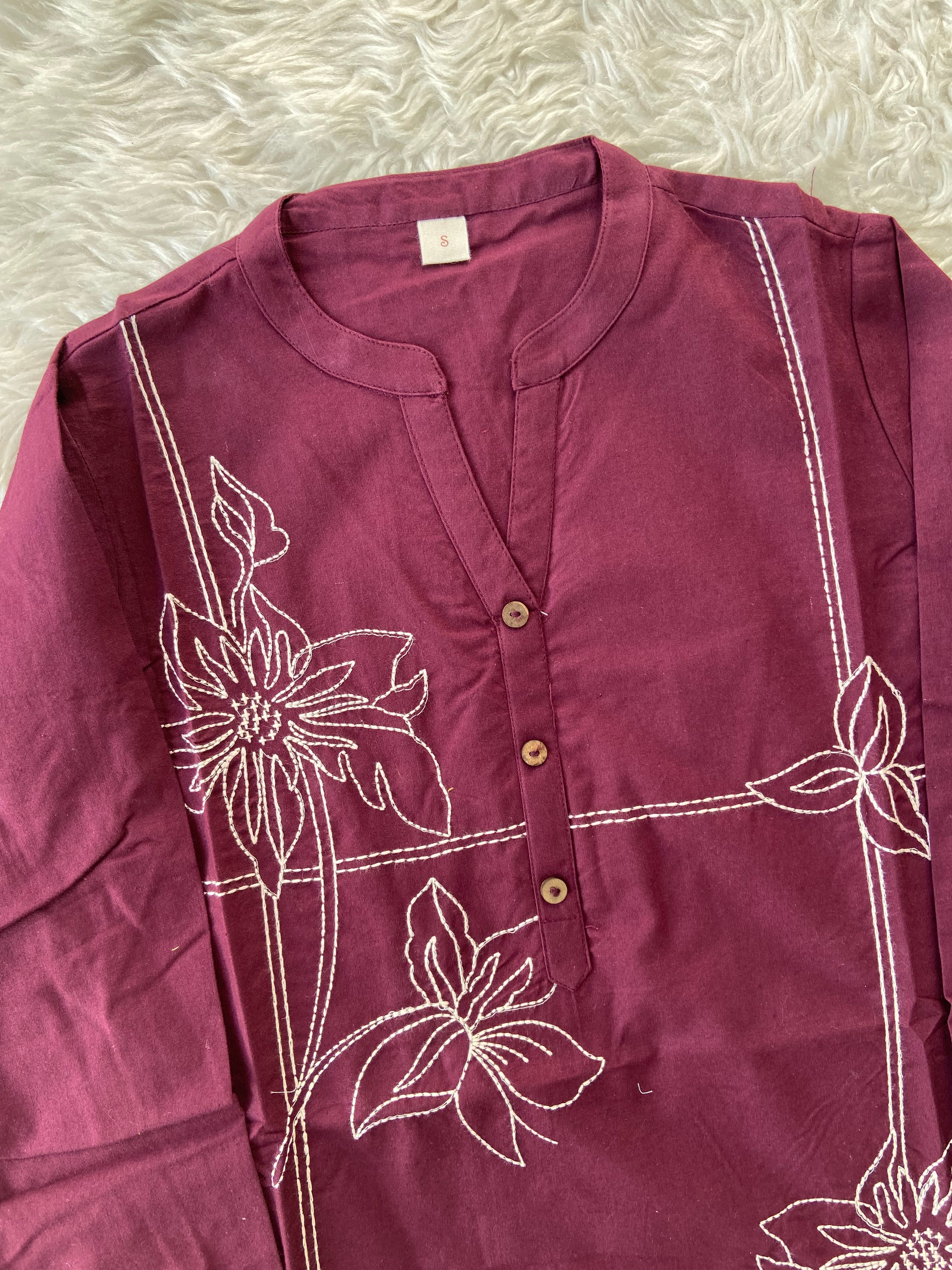 Khadi Cotton Short Kurti