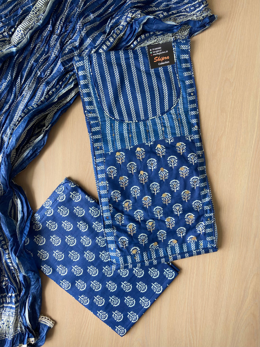 Premium Cotton Unstitched Set