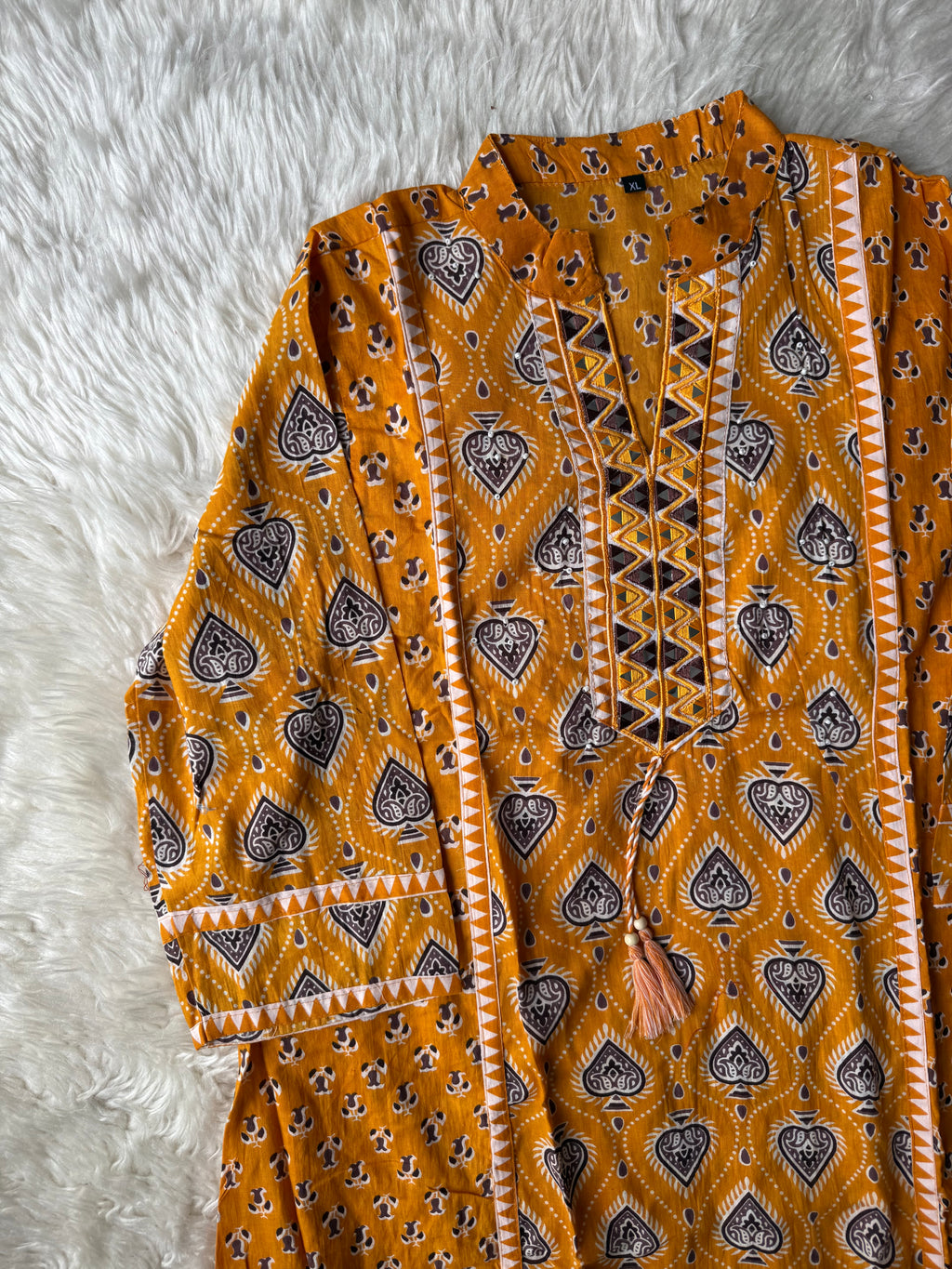Cotton FLARE Kurti Pant Set