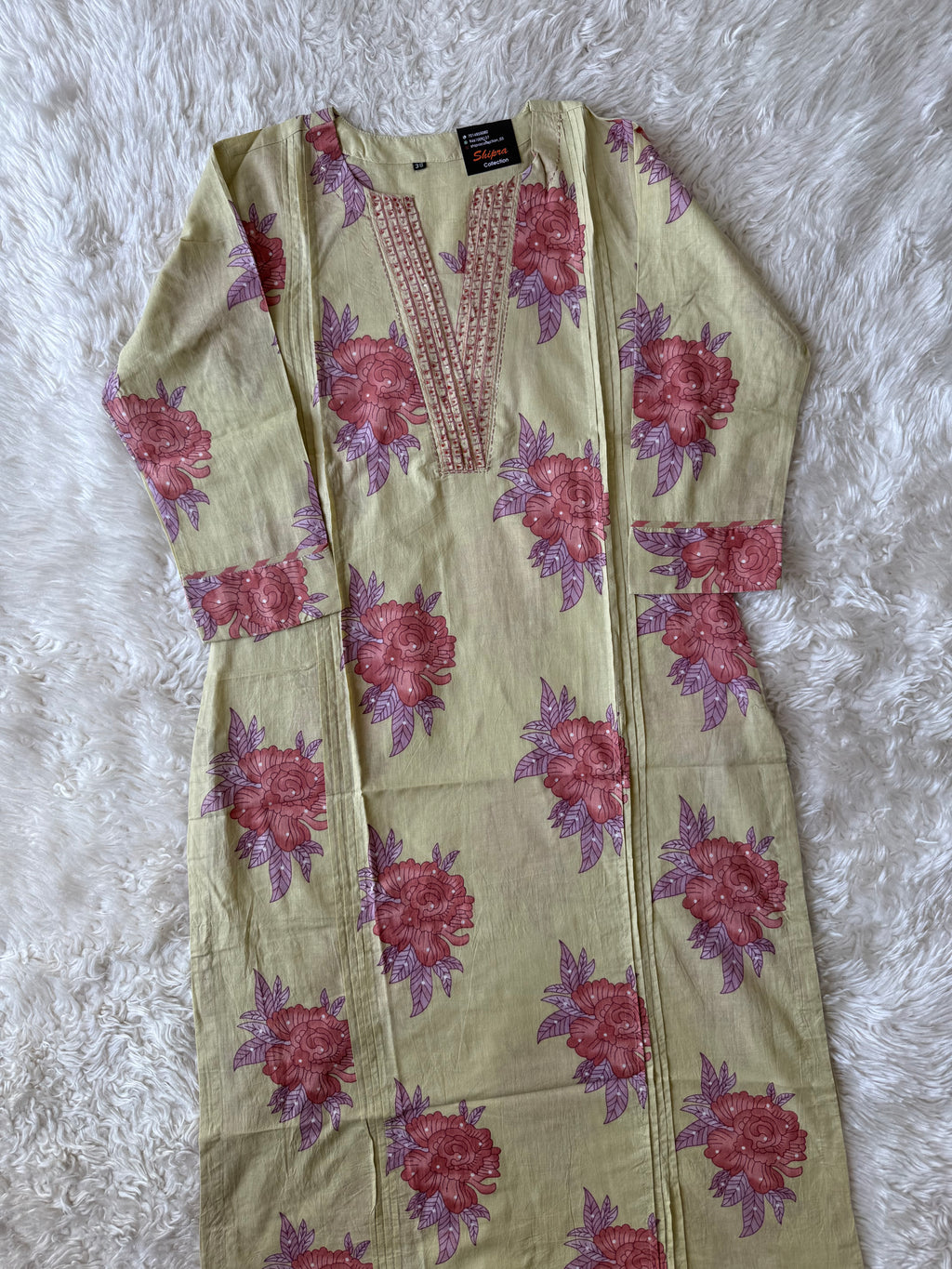 Premium Cotton Kurti Pant Dupatta Set