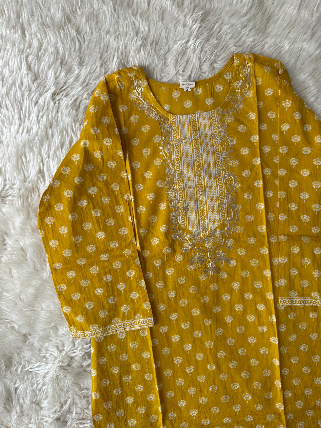 Breathable Cotton Kurti Pant Cotton Dupatta Set