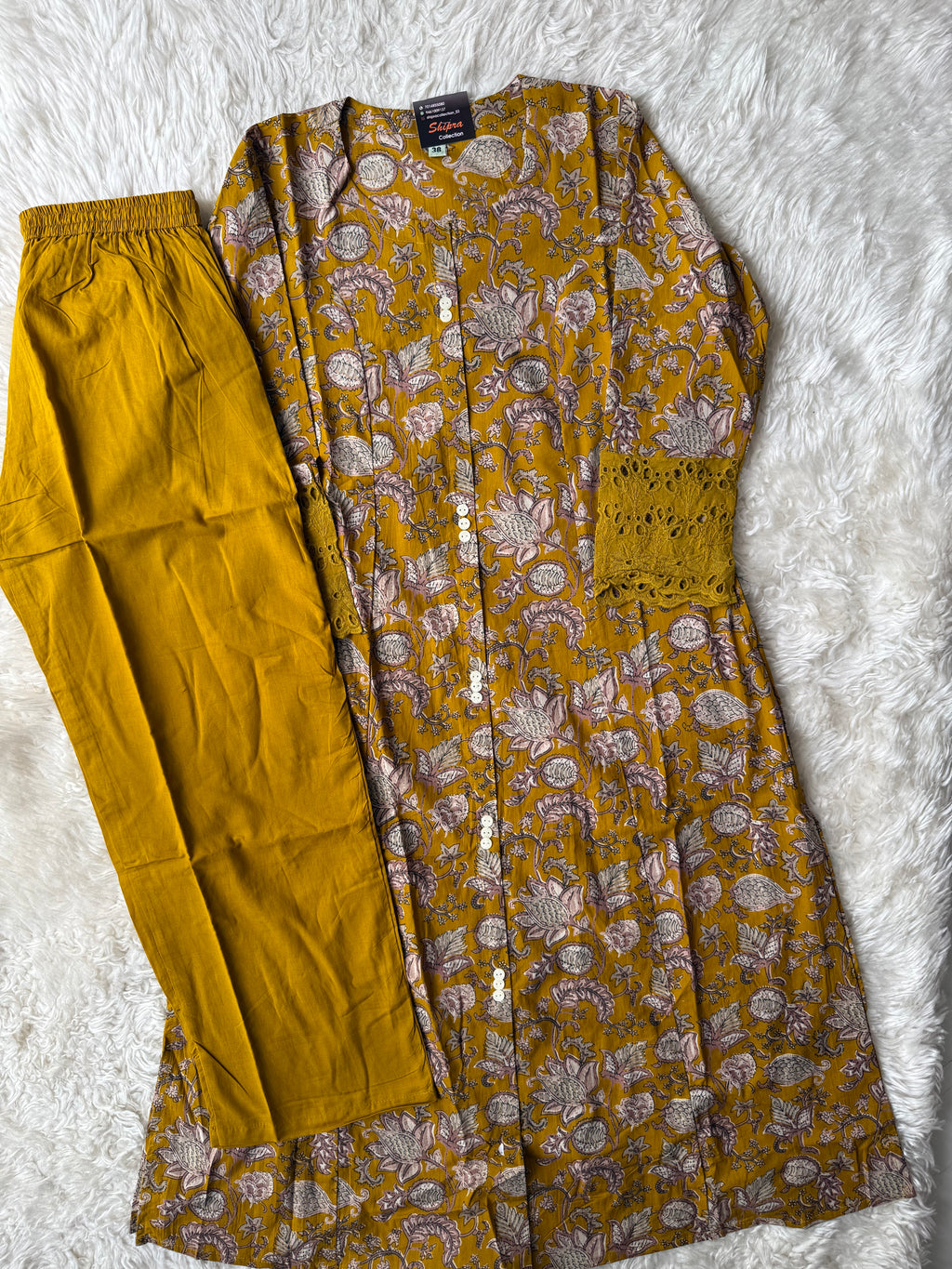 Pure Cotton Kurti Pant Set