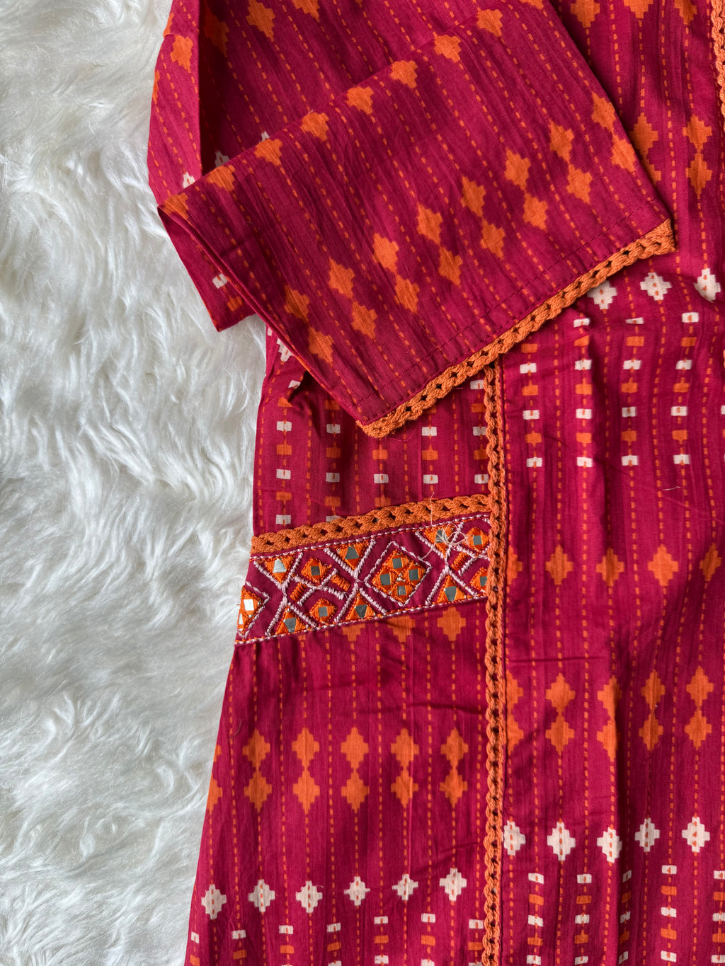 Budget Friendly Kurti Pant Dupatta Set
