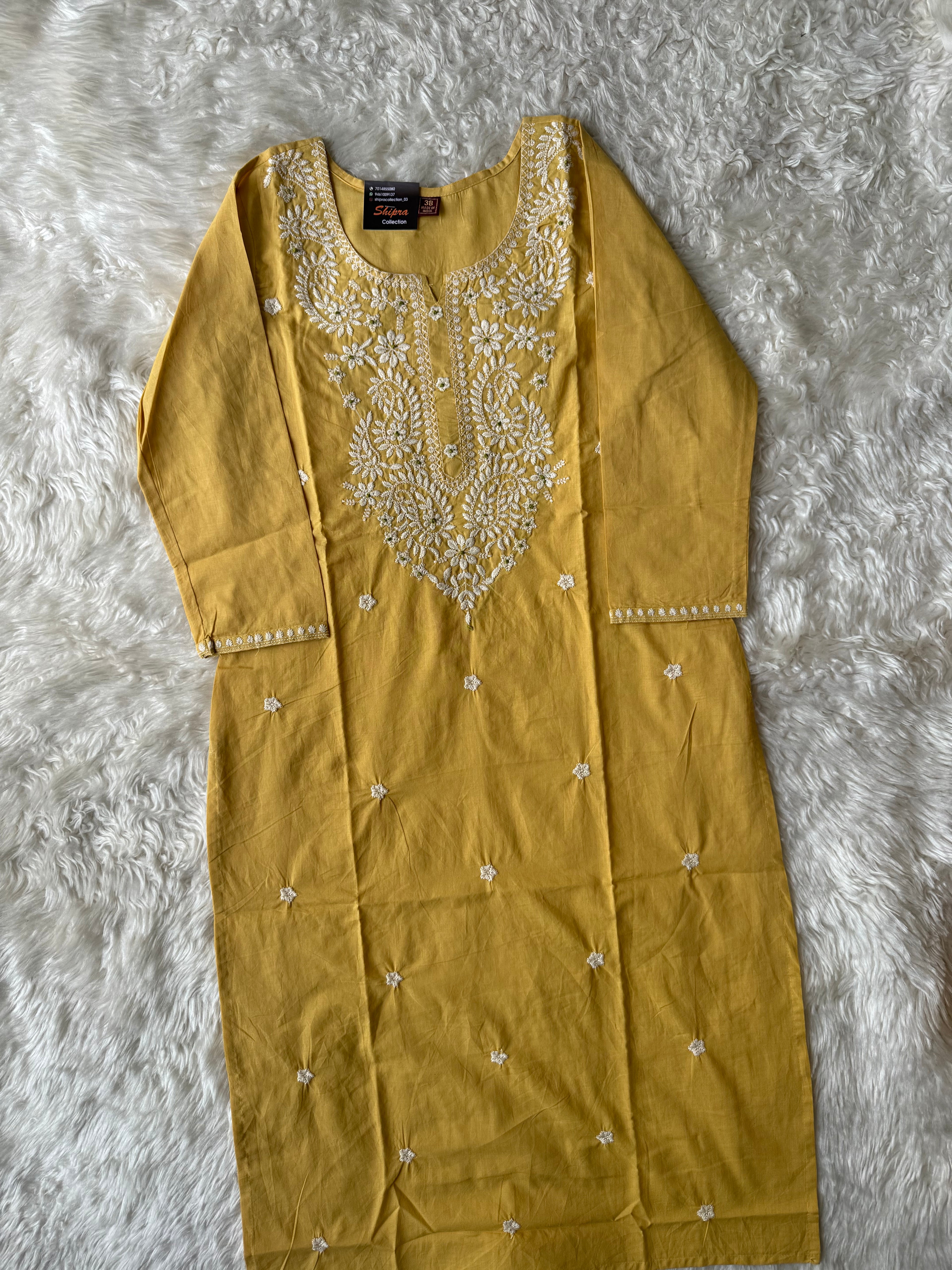 Premium Cotton Kurti Pant Dupatta Set