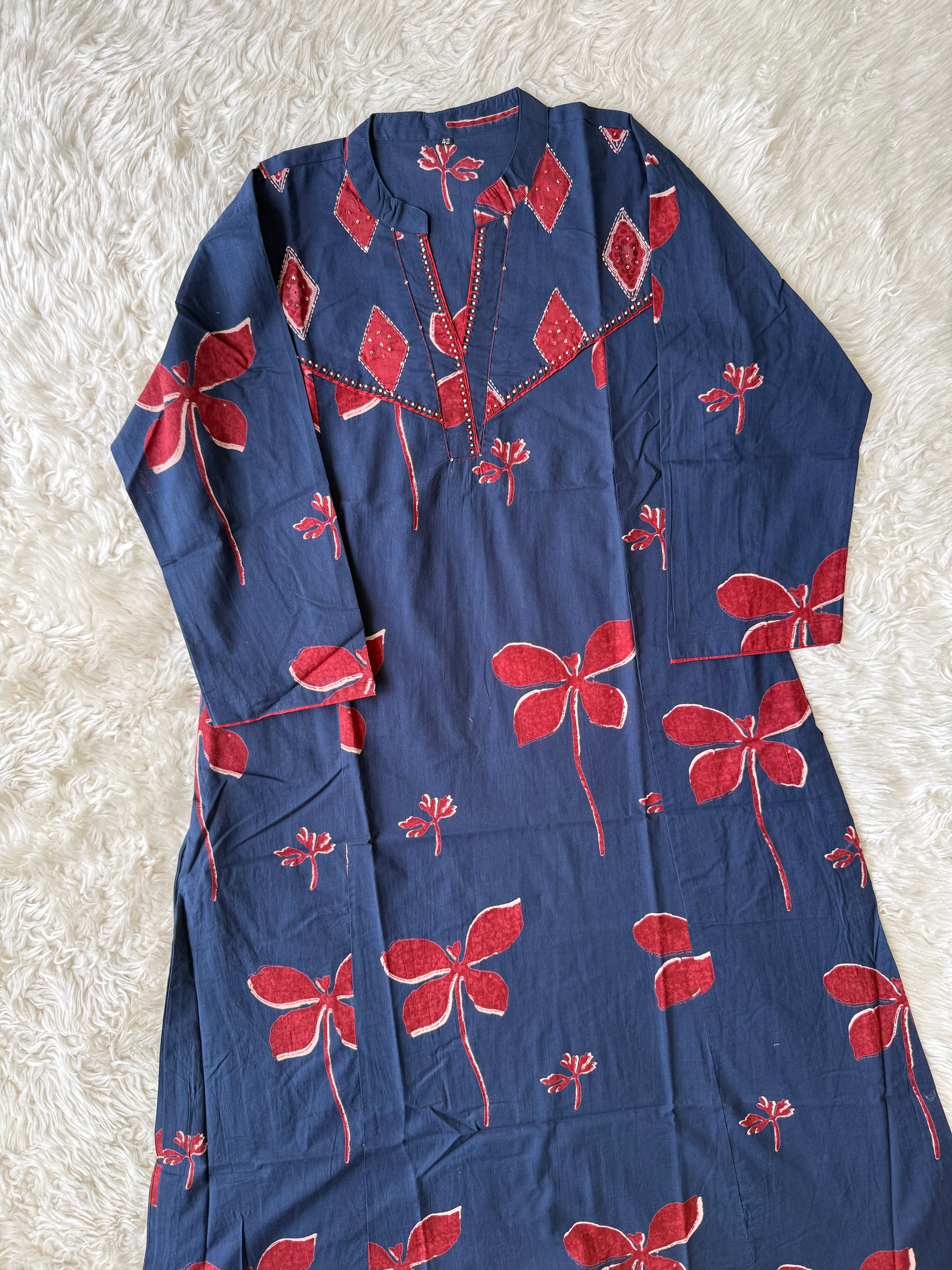 Premium Cotton Kurti Pant Dupatta Set