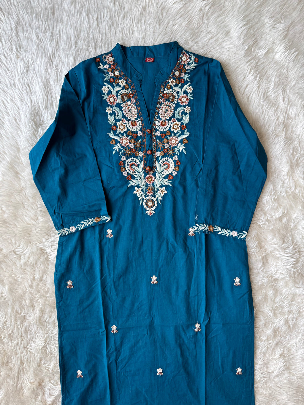 Pure Cotton Kurti Pant Dupatta Set