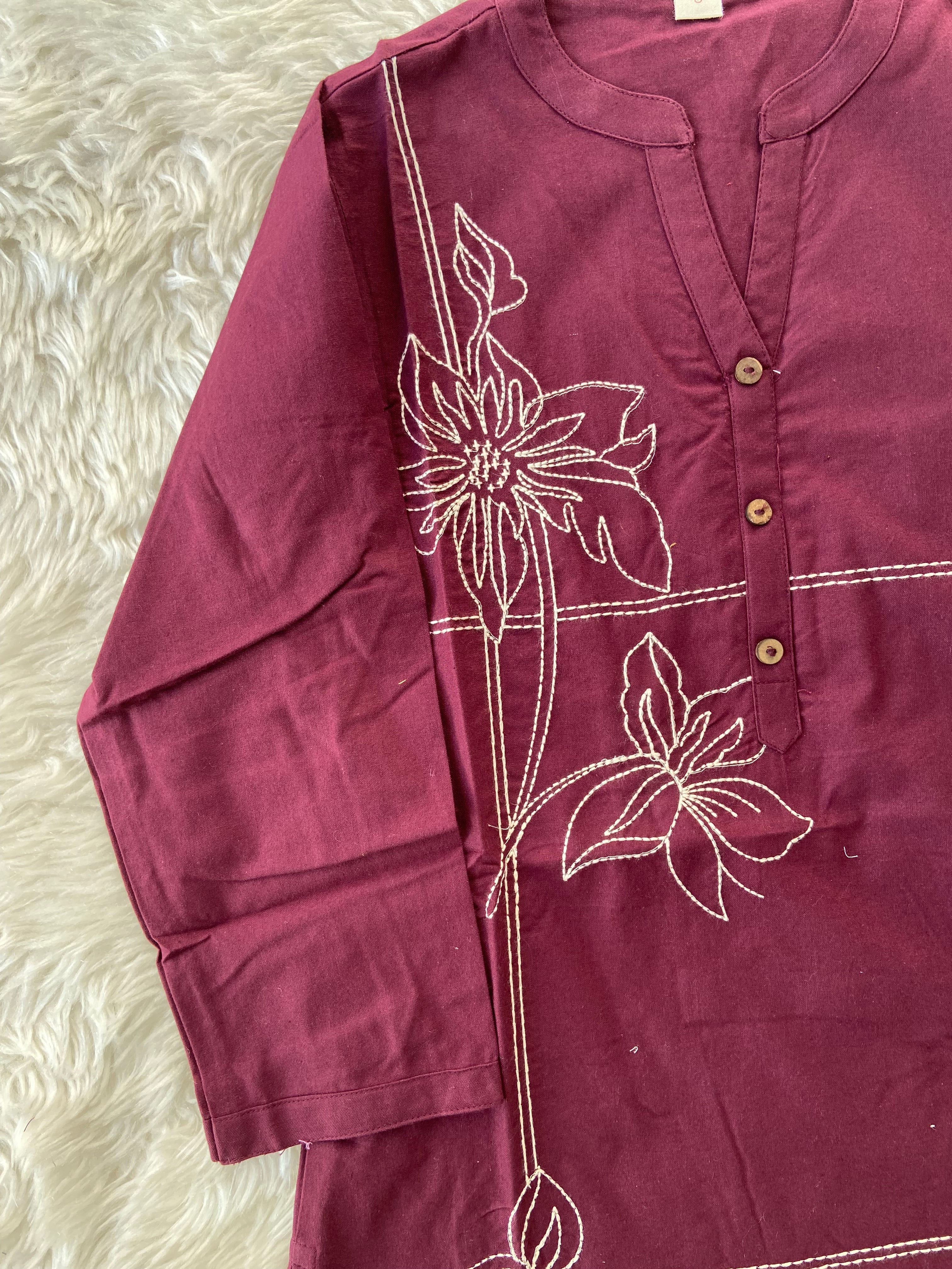 Khadi Cotton Short Kurti