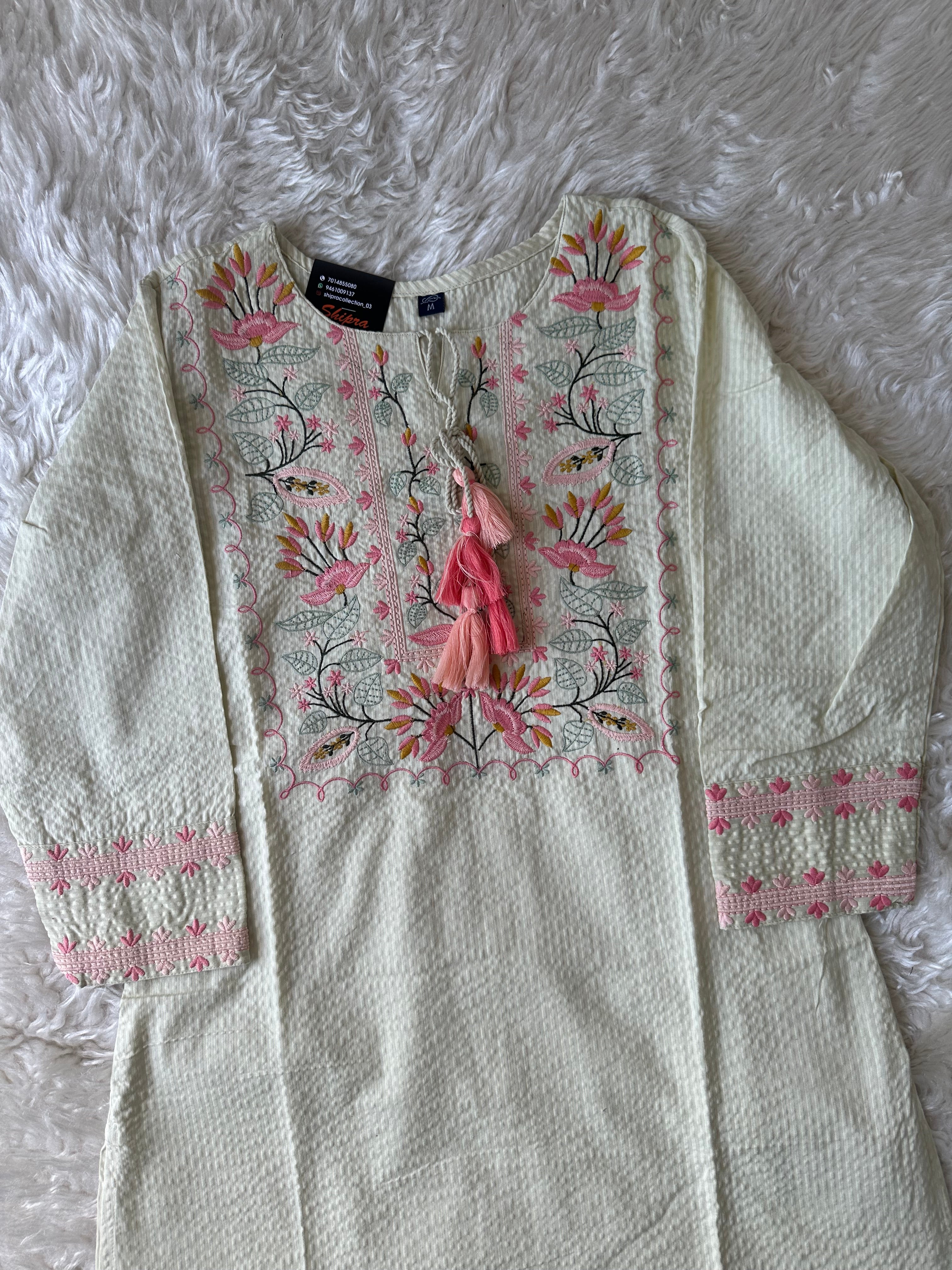 Premium Cotton Thread Work Collection