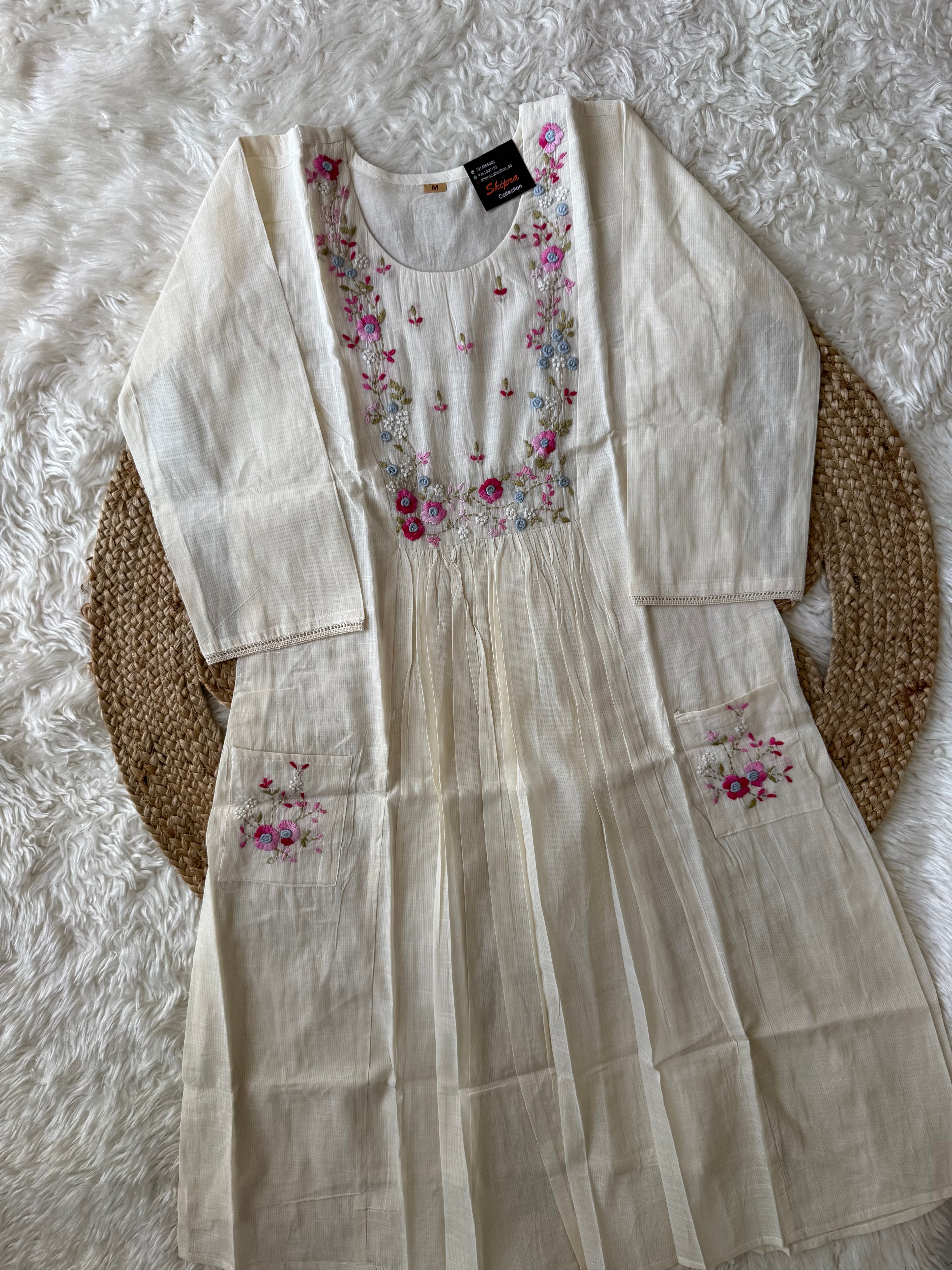 Premium Mul Cotton Embroidery Work Collection 🌸