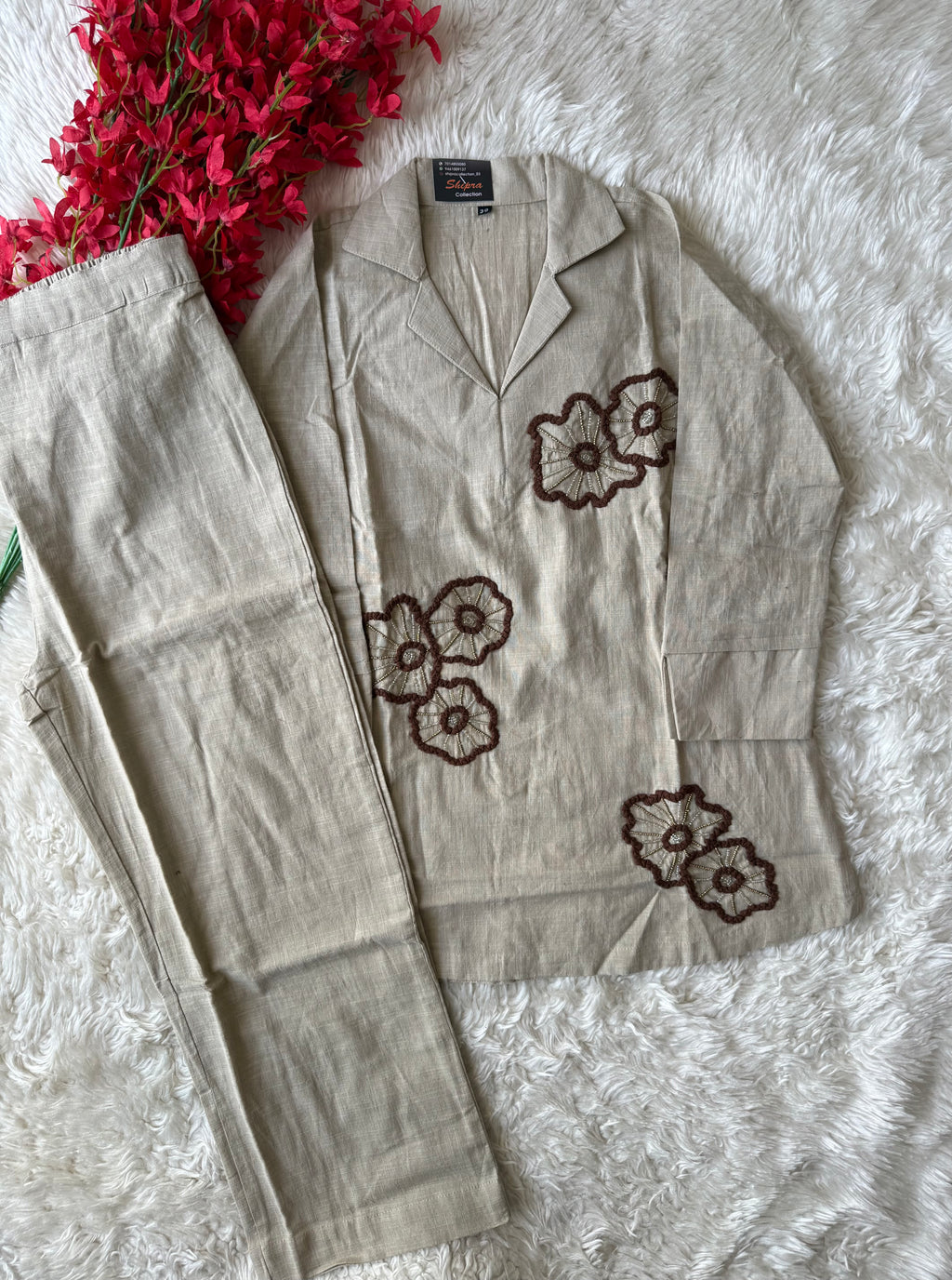Slub Cotton Co-ord Set