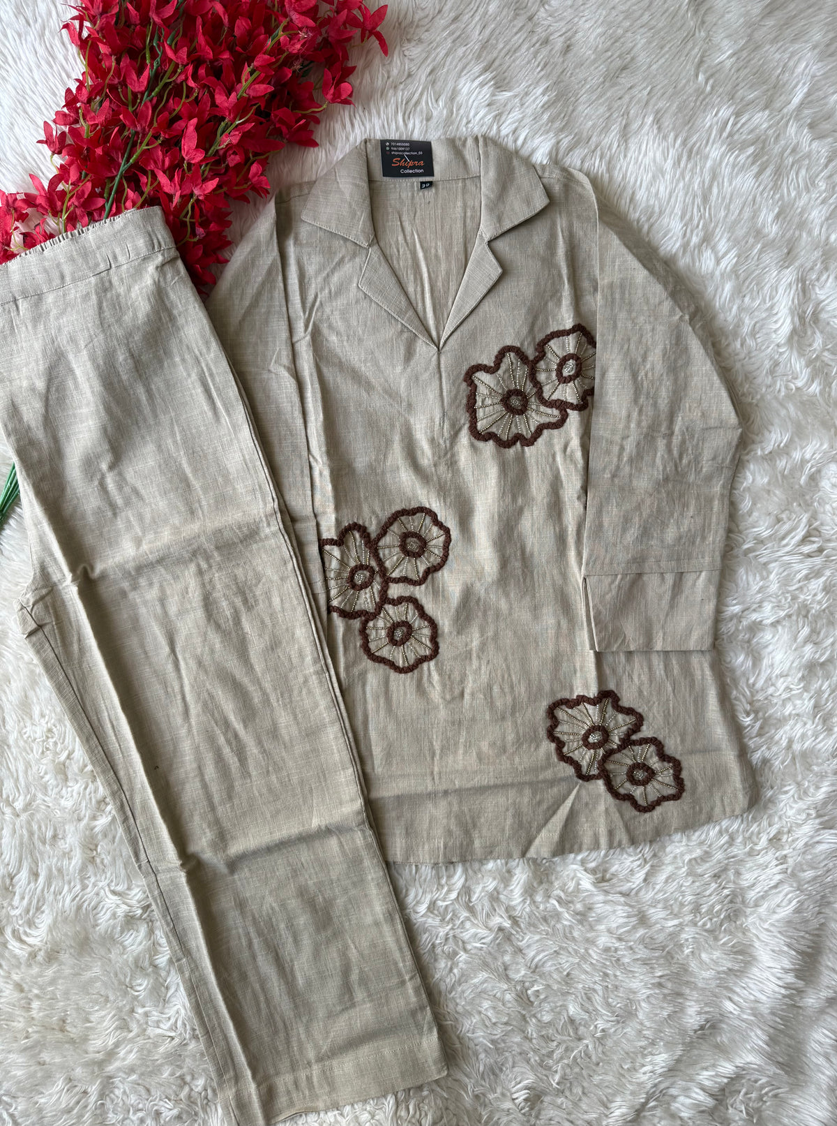 Slub Cotton Co-ord Set