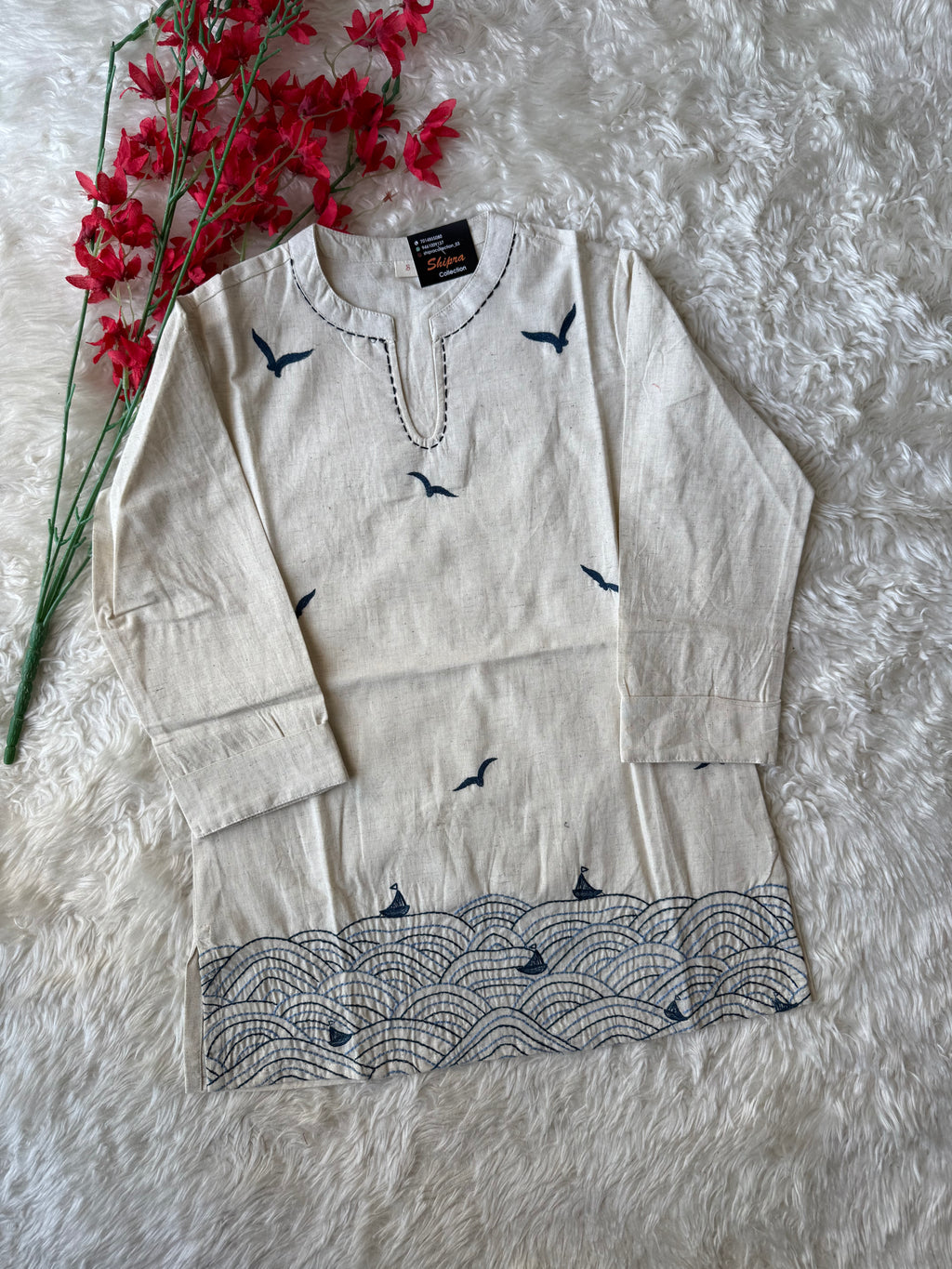 Khadi Cotton Short Kurti