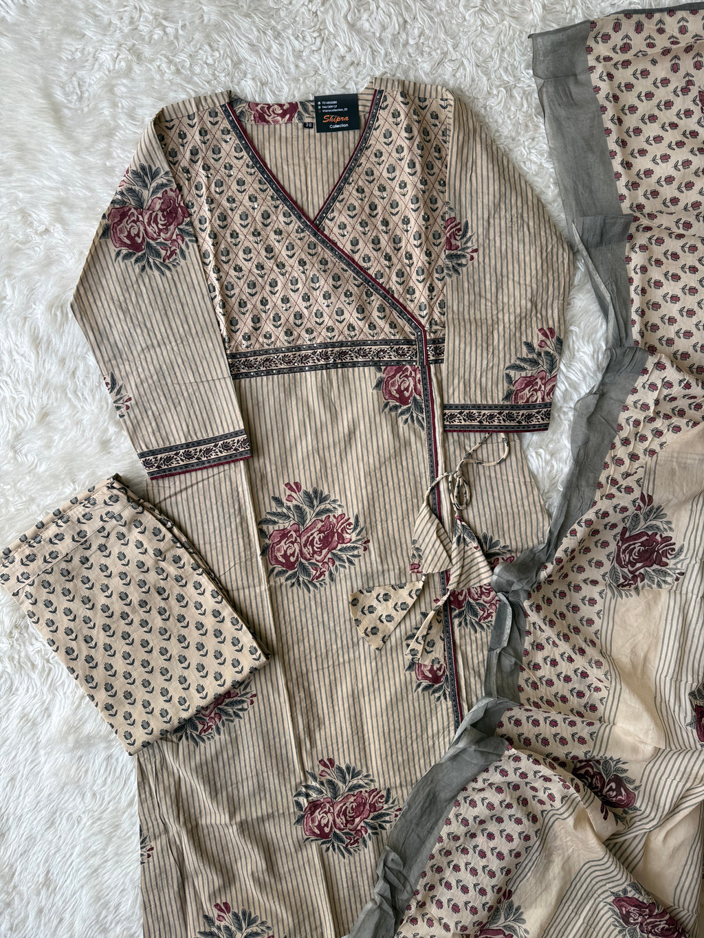 Premium Cotton Kurti Pant Dupatta Set
