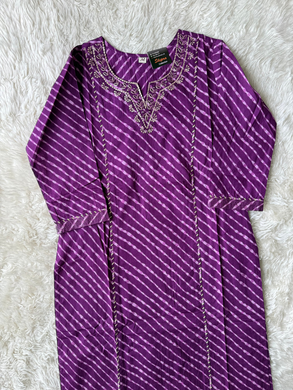 Premium Cotton Lehariya Set