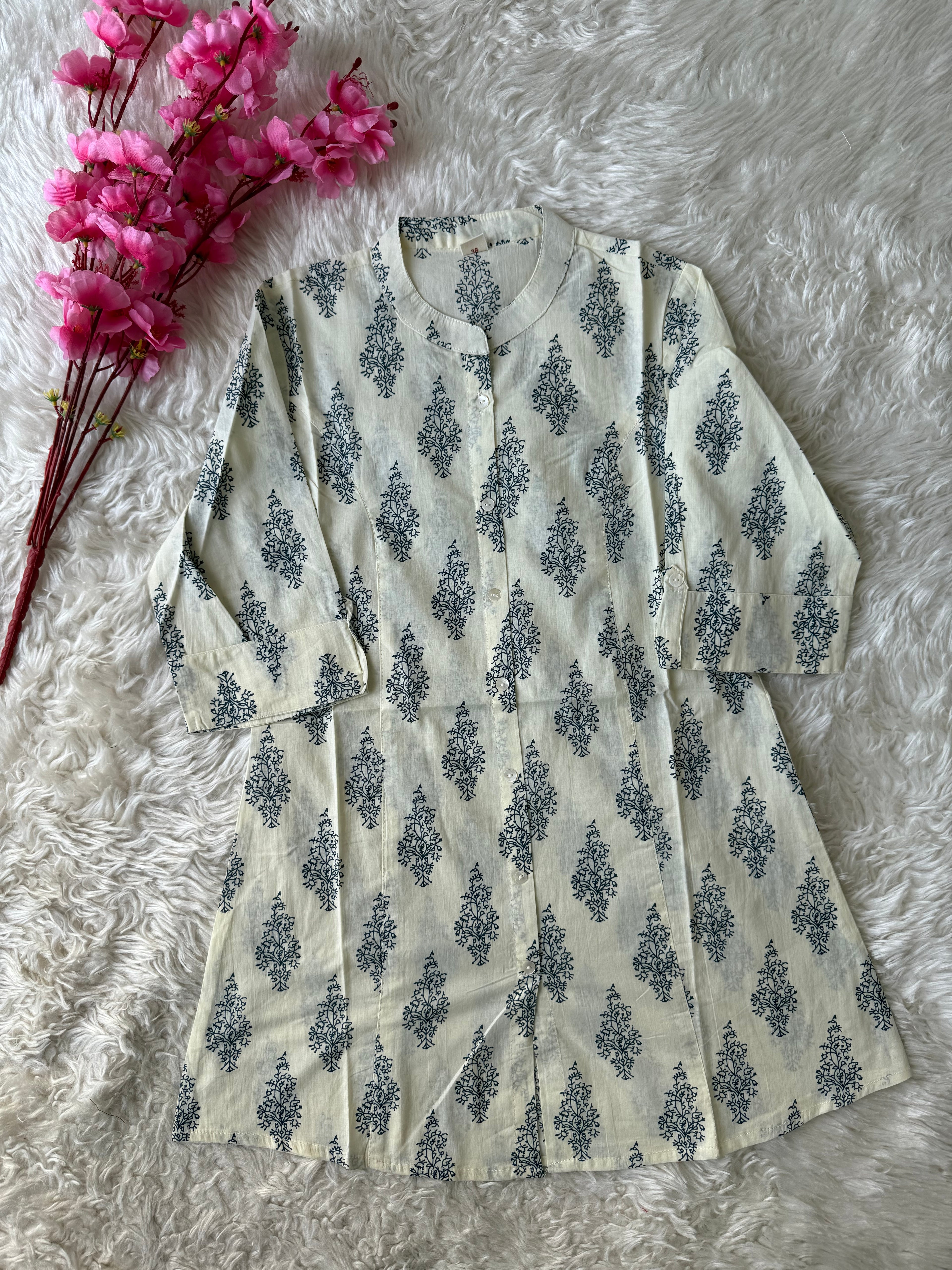 Premium Cotton Short Kurti