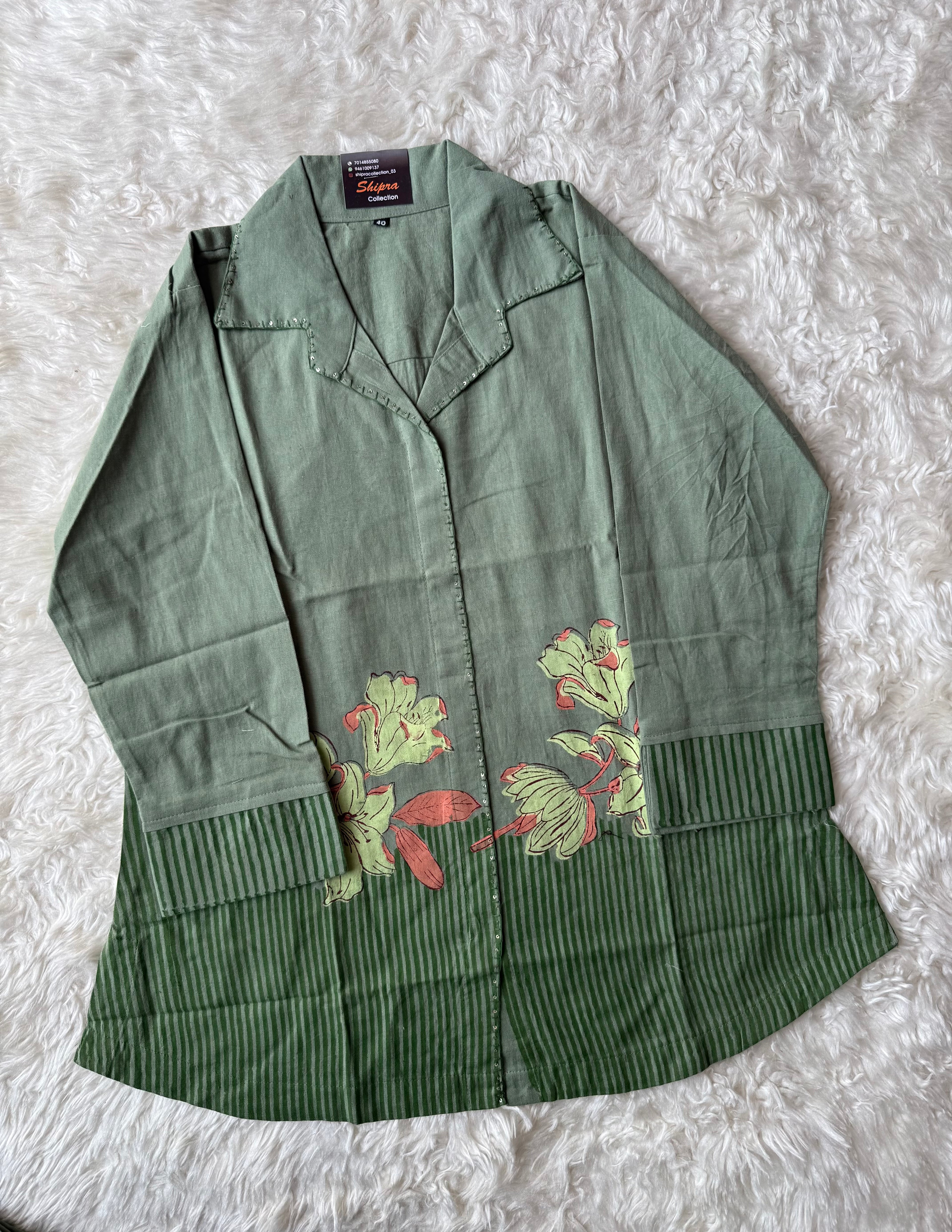 Soft Khadi Cotton Co-ord Set