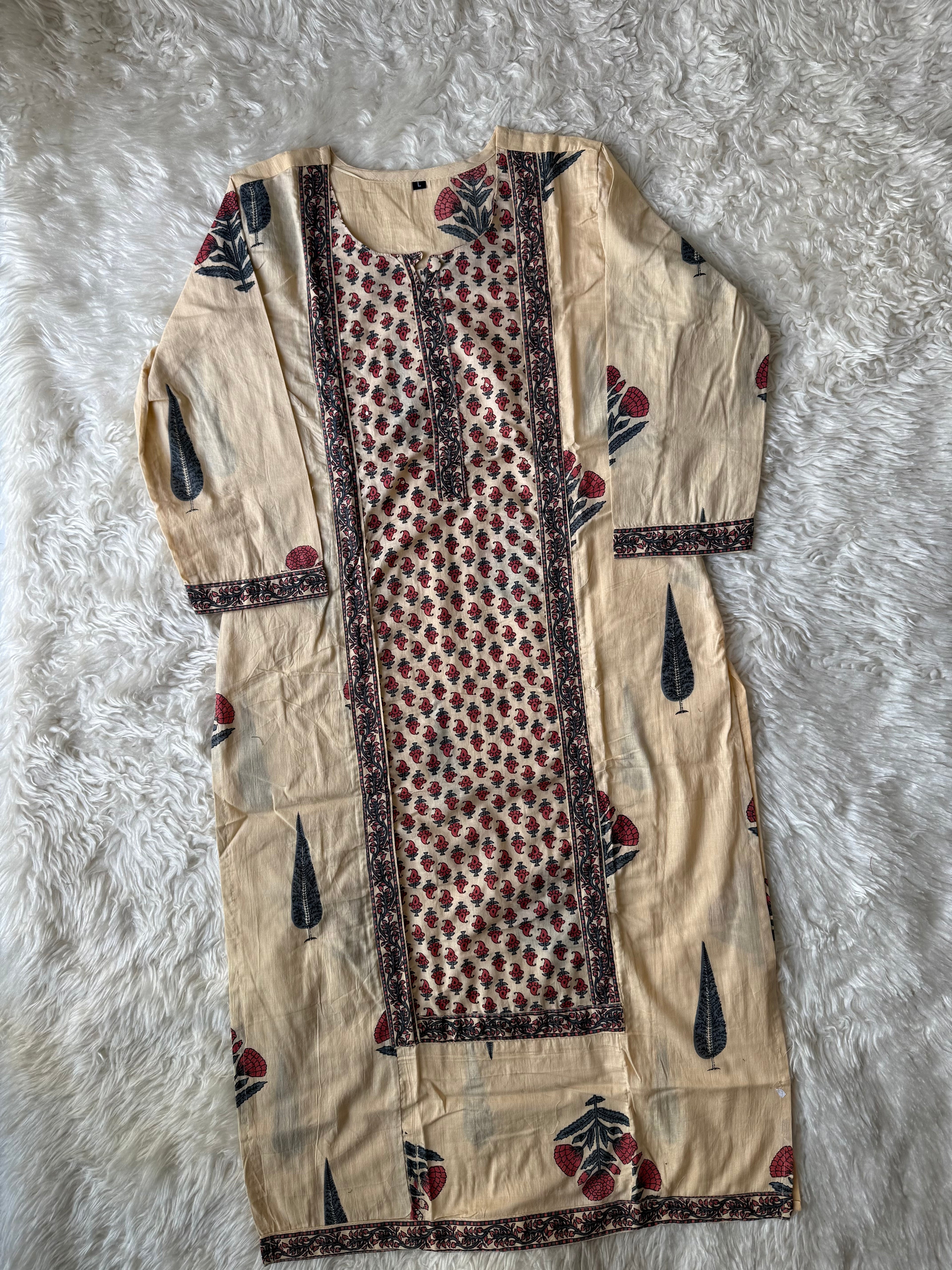 Cotton Kurti Pant Set