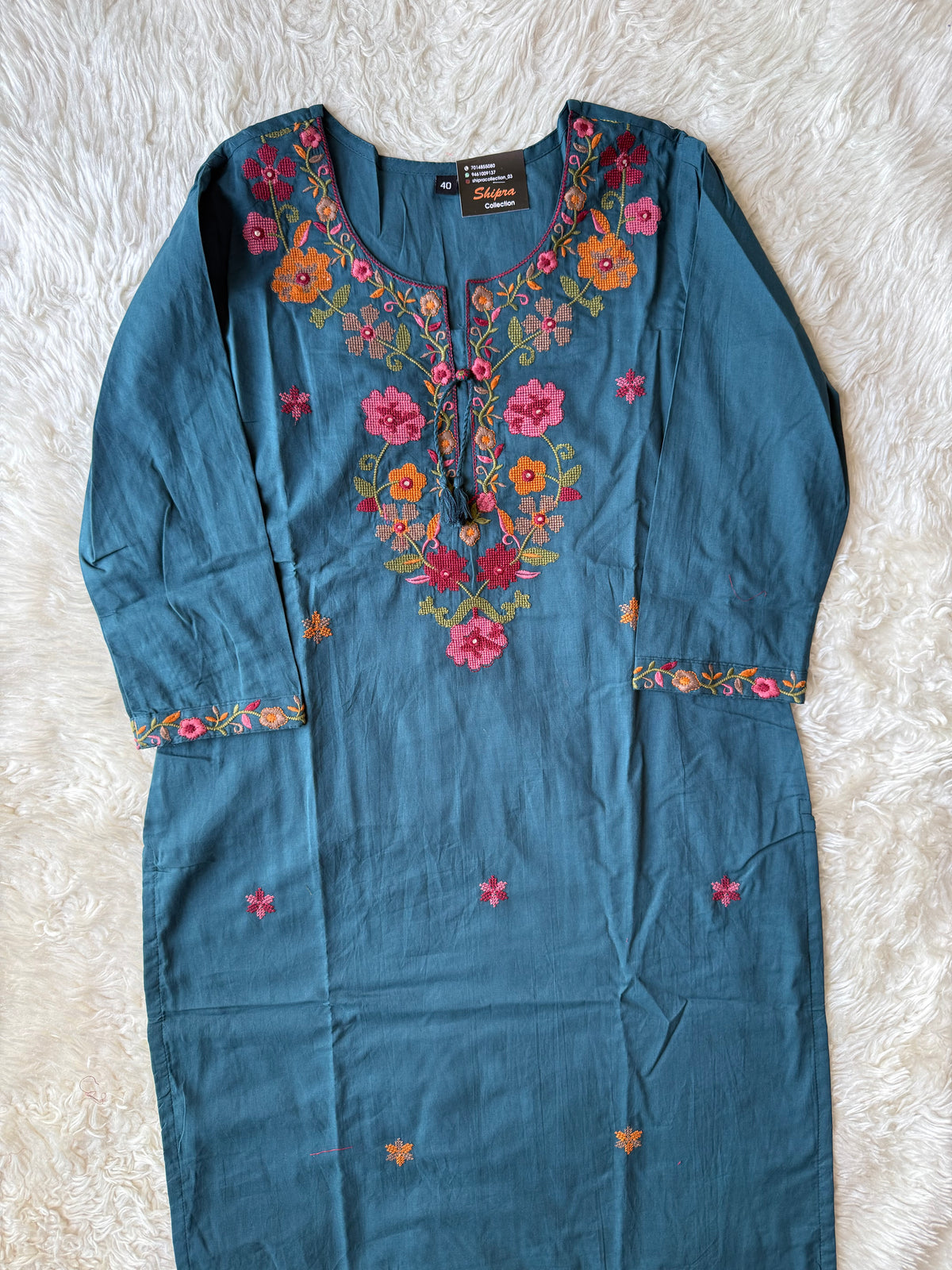 Premium Cotton Thread Work Collection