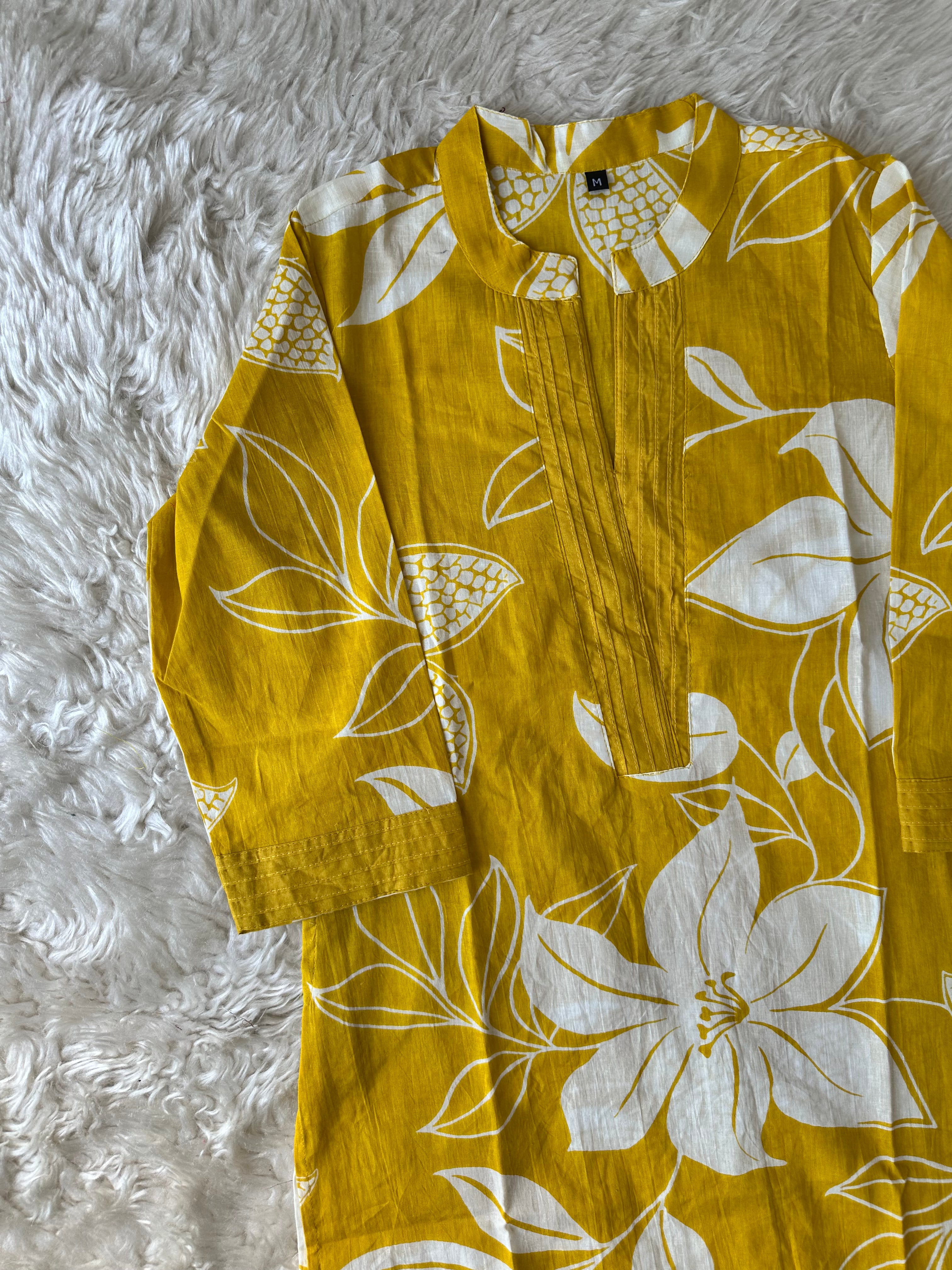 Cotton Kurti Pant Set
