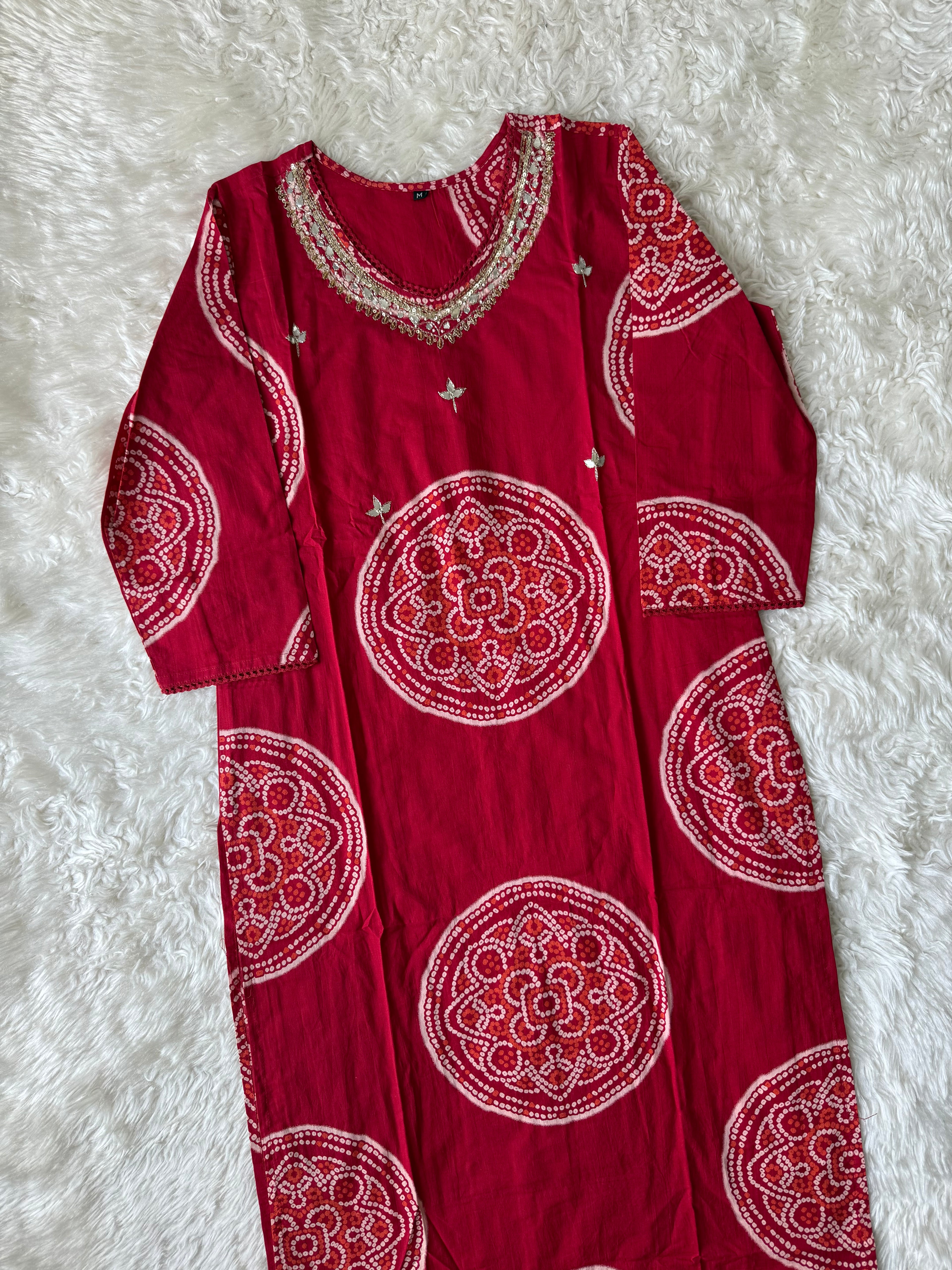 Premium Cotton Kurti Pant Dupatta Set