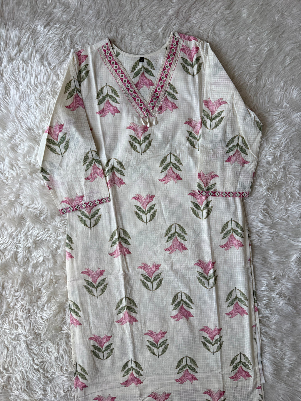 Premium Cotton Kurti Pant Dupatta Set