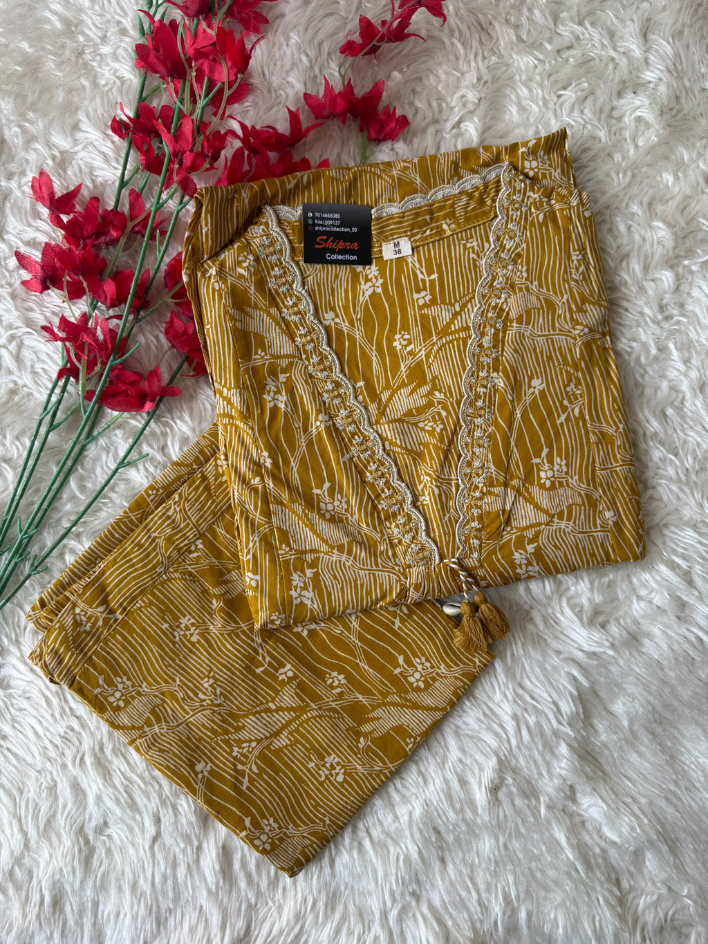 Premium Cotton Kurti Plazo Set