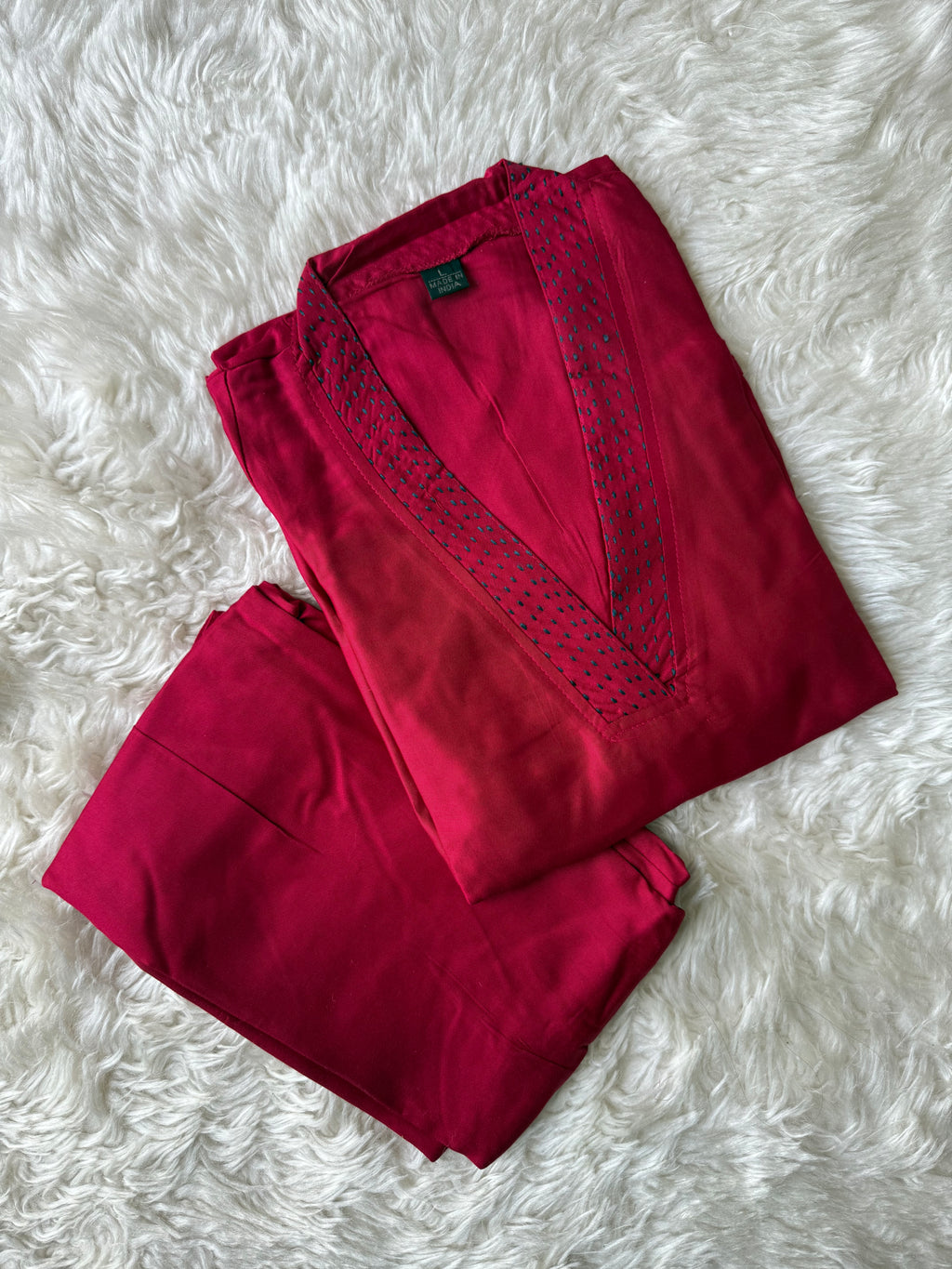 “Plus Size” Gazi Silk Kurti Plazo Set